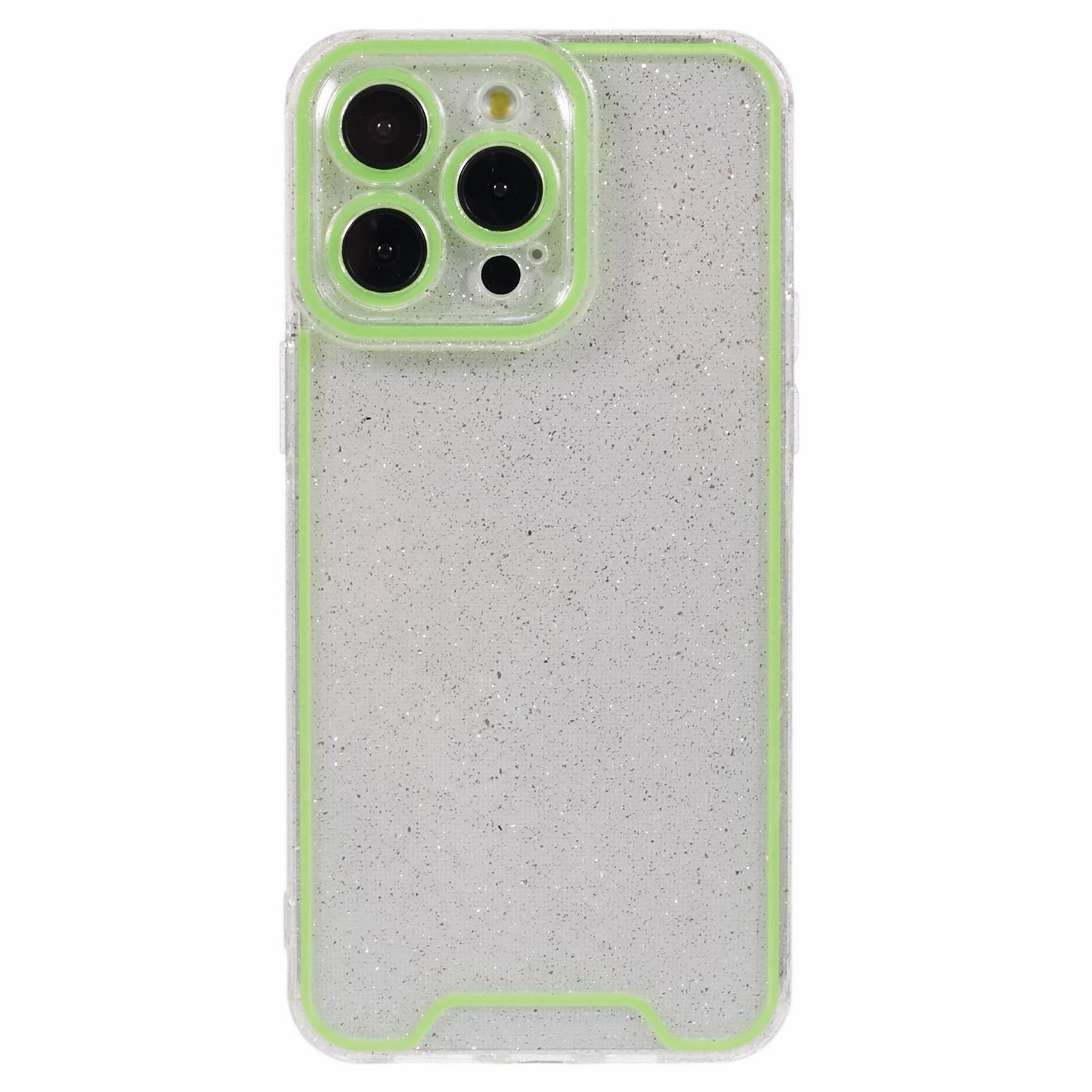 XW Series For iPhone 14 Pro Max Case Glitter Powder Bump Proof TPU Phone Cover with Luminous Design