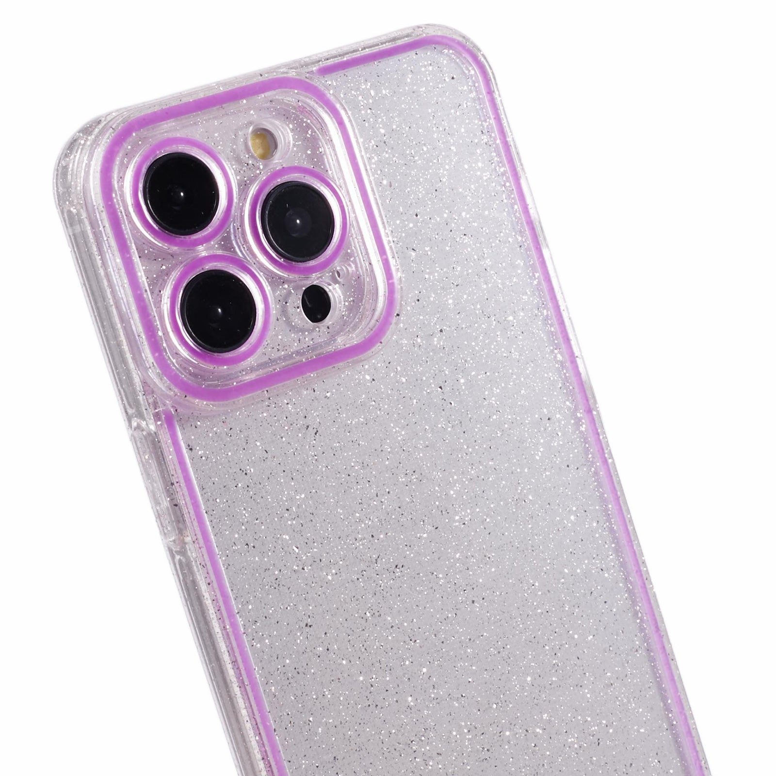 XW Series TPU Case for iPhone 12 Pro 6.1 inch Shell Glitter Powder Luminous Phone Cover