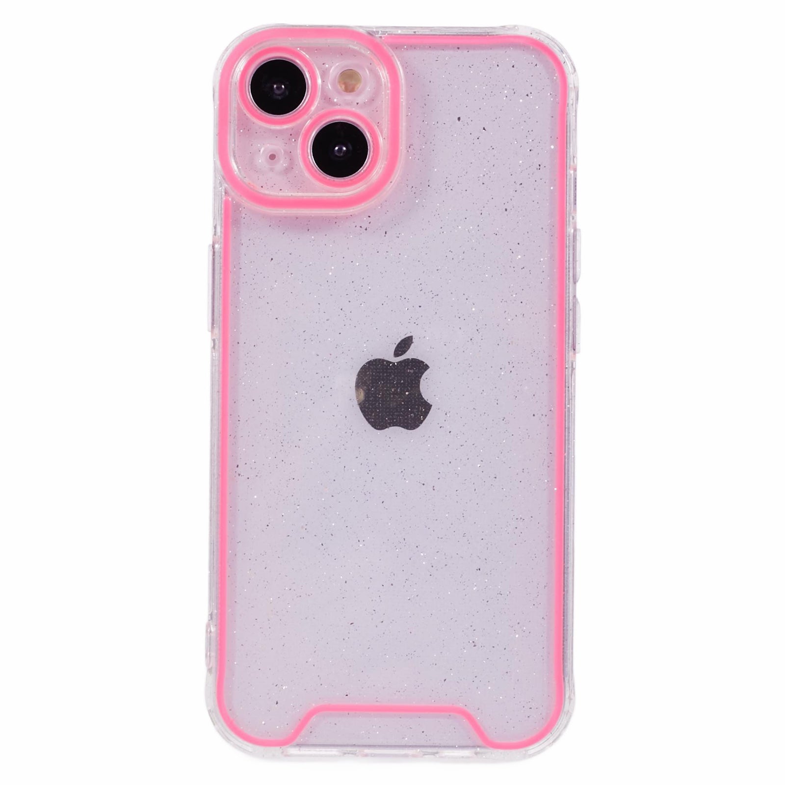XW Series For iPhone 15 Glitter Case Noctilucent Luminous Frame TPU Phone Cover