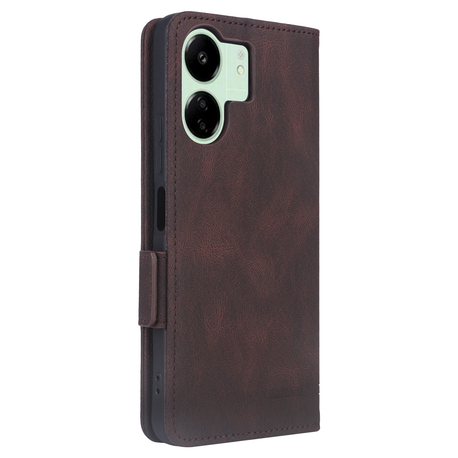 For Xiaomi Redmi 13C 5G Case Protective PU Leather Wallet Hardware Decor Phone Cover