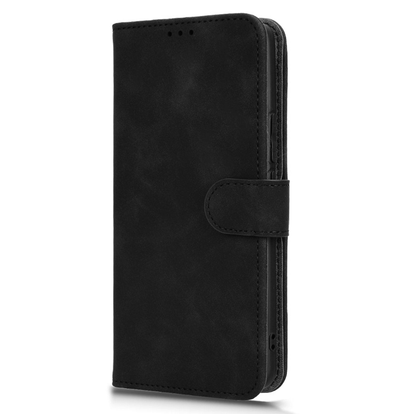 For Realme 12+ 5G Case Skin-touch Leather Wallet Phone Cover