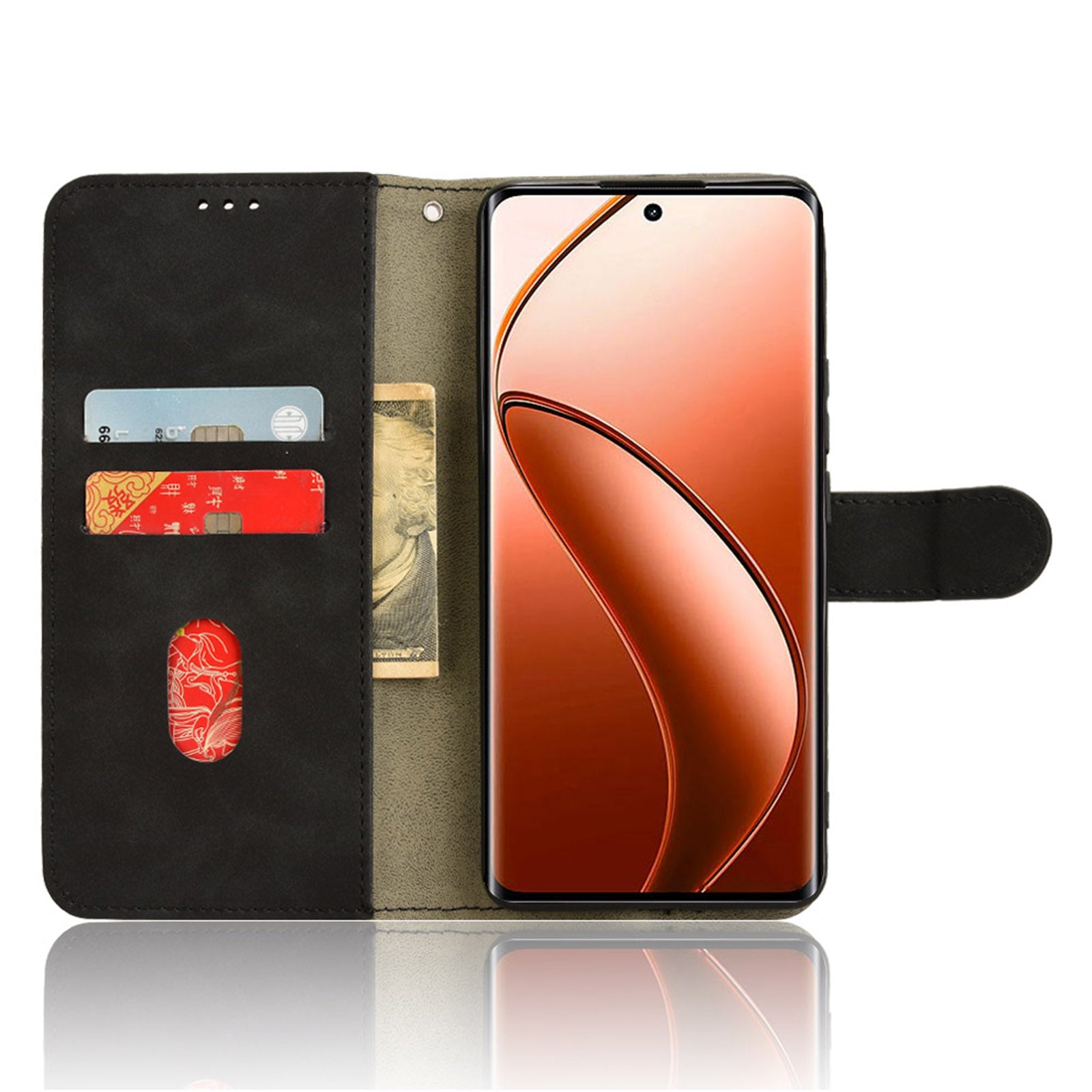 For Realme 12 Pro 5G / 12 Pro+ 5G Case Skin-touch Flip Leather Phone Cover