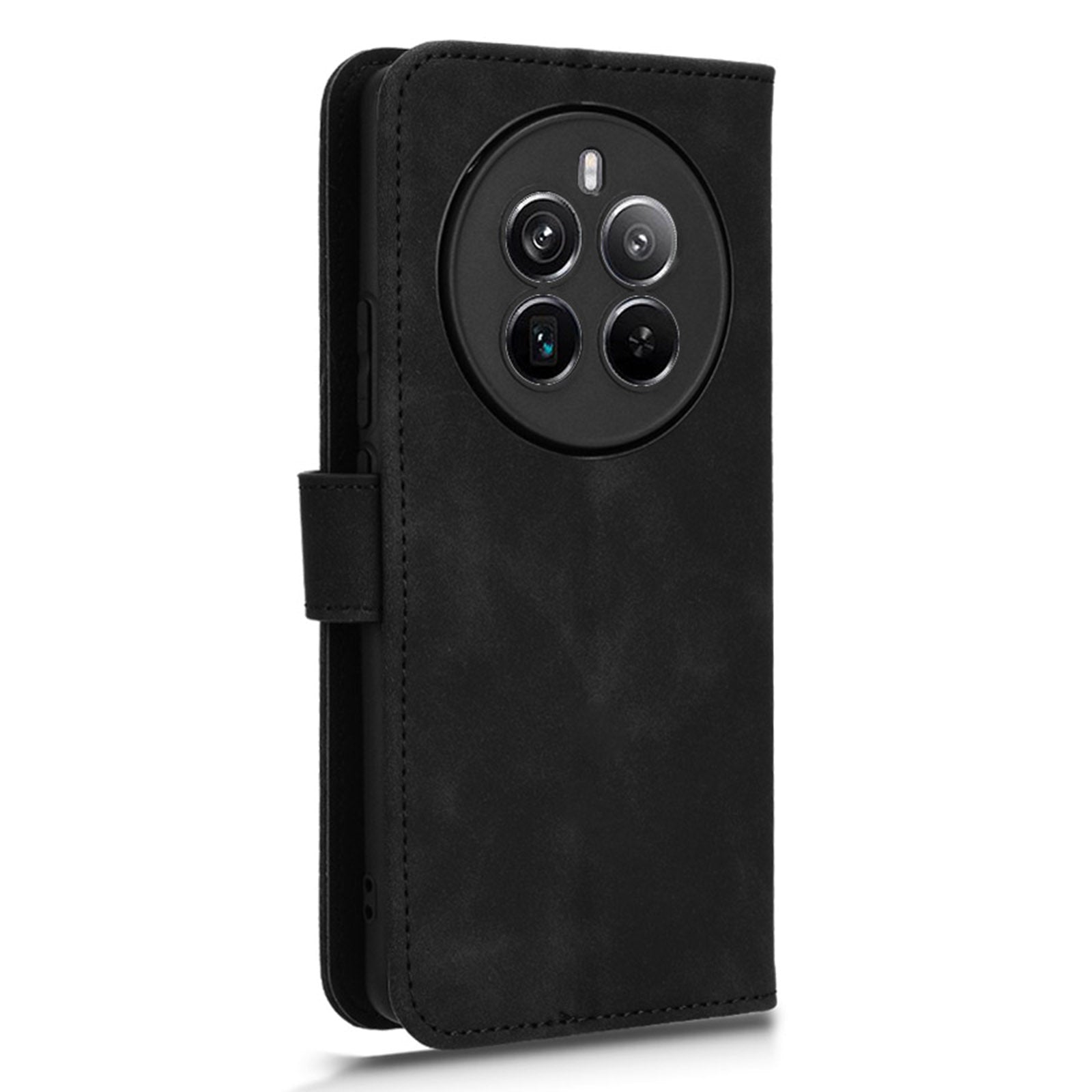 For Realme 12 Pro 5G / 12 Pro+ 5G Case Skin-touch Flip Leather Phone Cover