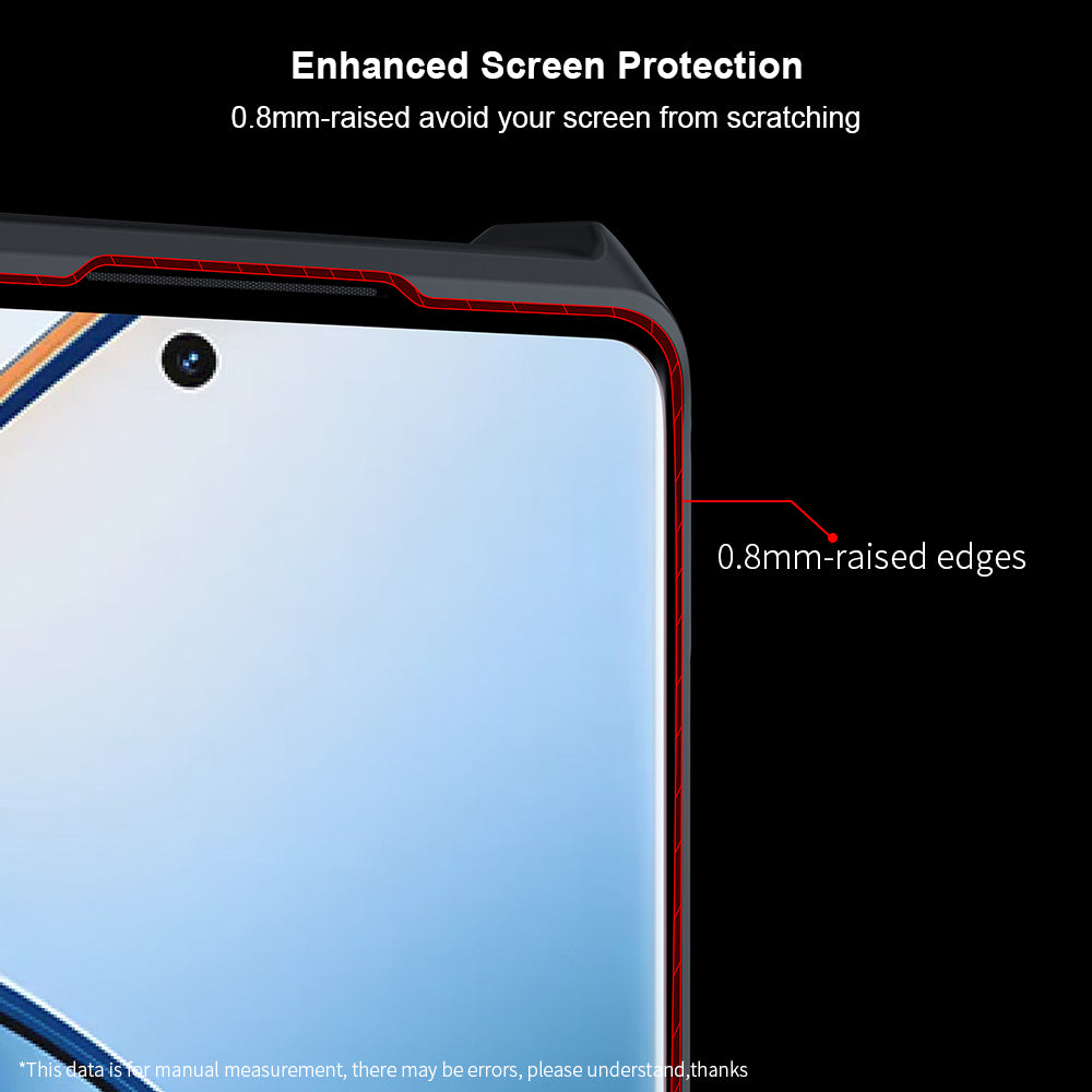 XUNDD For Realme 12+ 5G Case TPU+Acrylic Non-Slip Protective Phone Cover