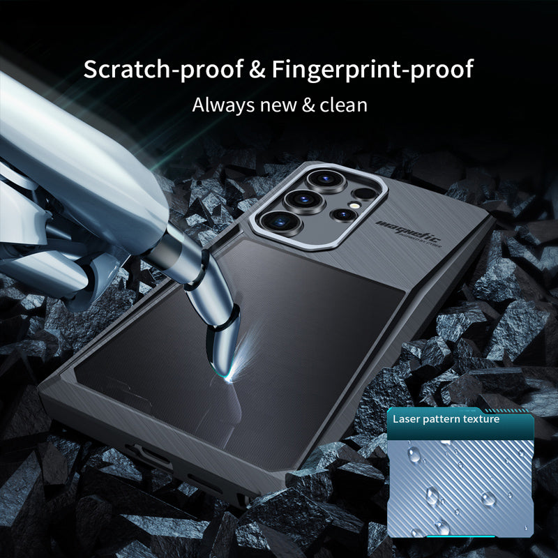 XUNDD Cyber Series for Samsung Galaxy S24 Ultra Case Acrylic + TPU Scratch Resistant Back Cover