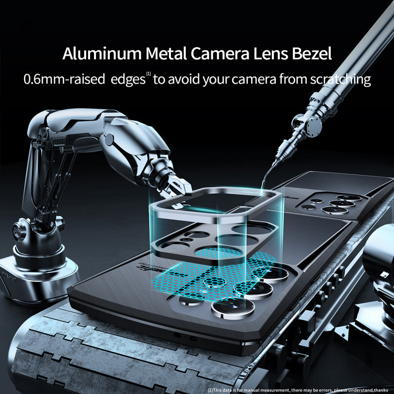 XUNDD Cyber Series for Samsung Galaxy S24 Ultra Case Acrylic + TPU Scratch Resistant Back Cover