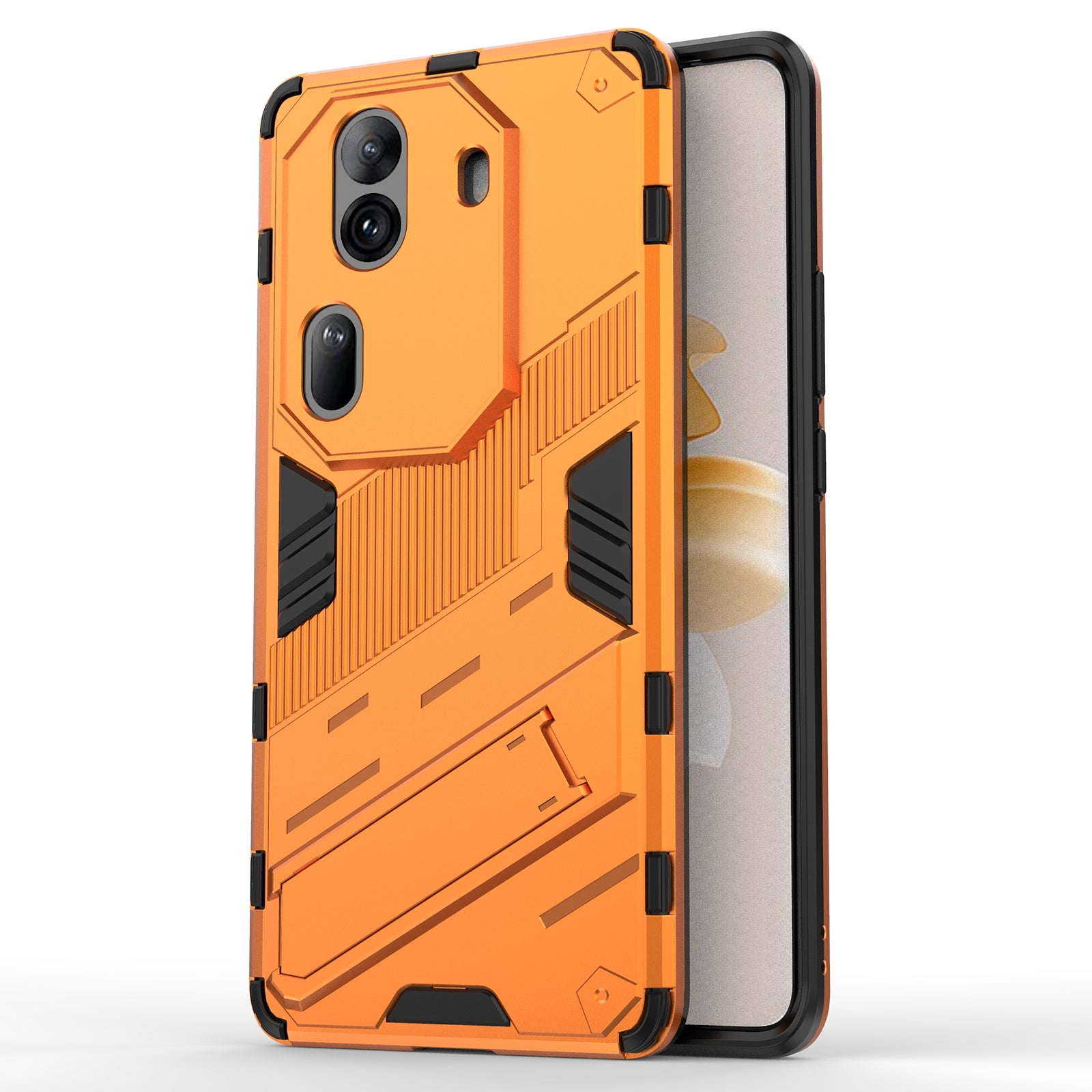 For Oppo Reno11 Pro 5G (Global) Case PC+TPU Kickstand Protective Phone Cover