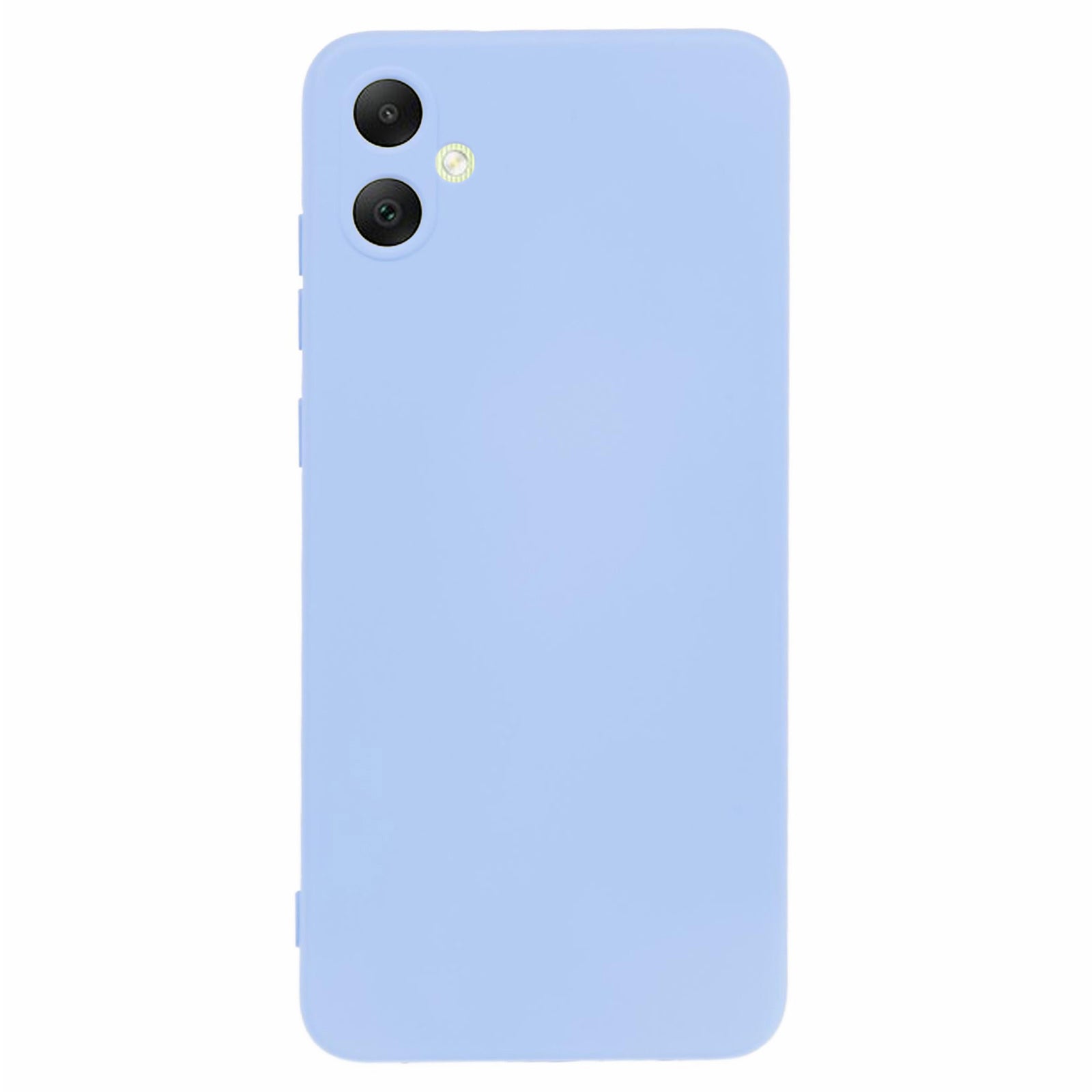 For Samsung Galaxy A05 4G Cover 2.0mm Solid Color Flexible TPU Shockproof Cell Phone Case