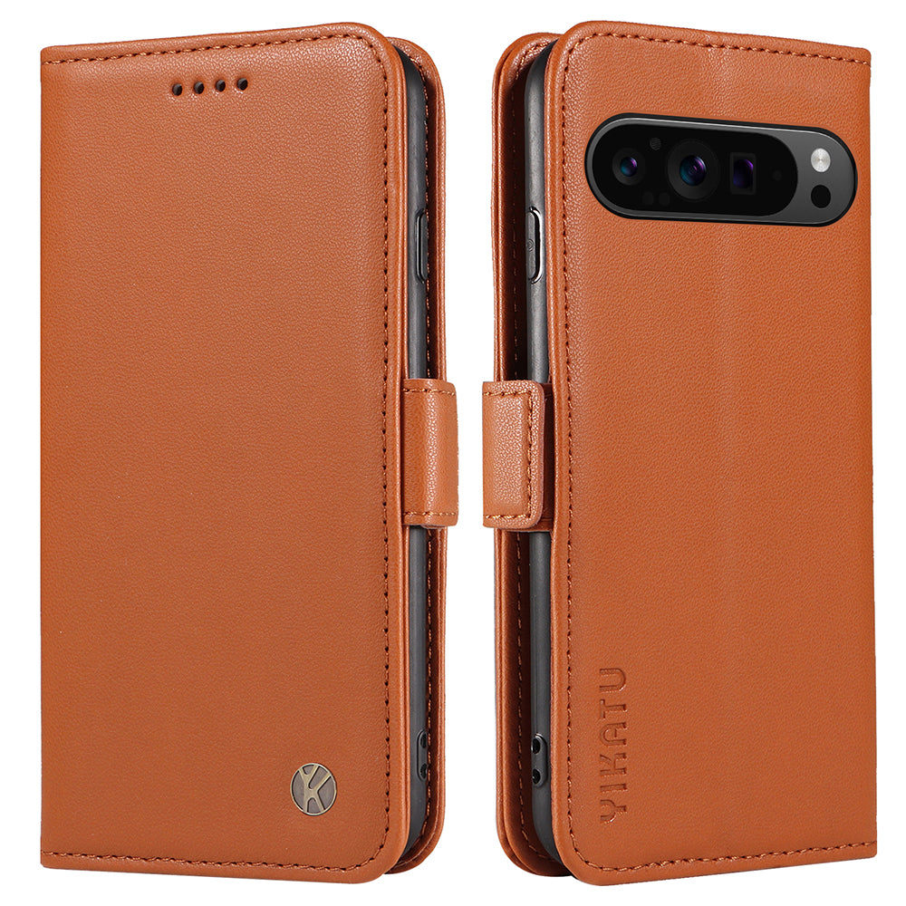 YIKATU YK-003 For Google Pixel 9 Pro Case Stand Magnetic Wallet Phone Cover
