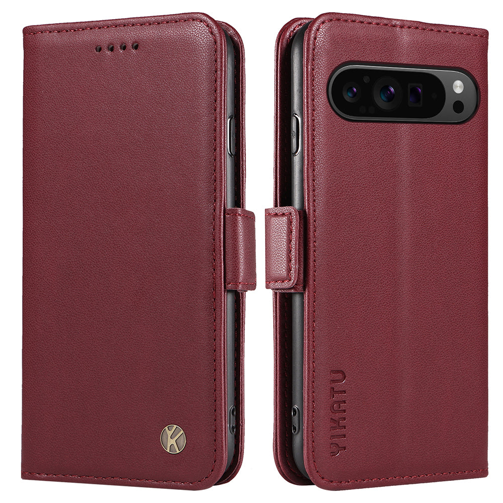 YIKATU YK-003 For Google Pixel 9 Pro Case Stand Magnetic Wallet Phone Cover