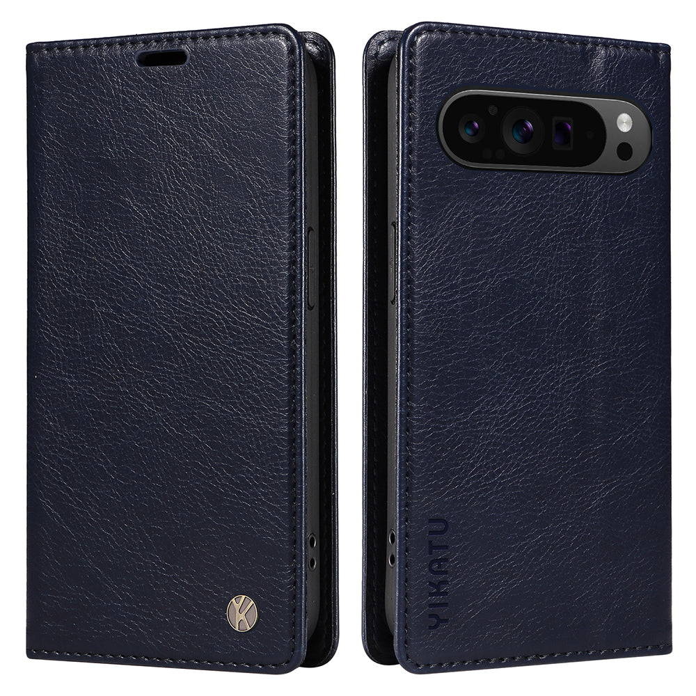 YIKATU YK-006 For Google Pixel 9 Pro Case Magnetic Closure Shockproof Flip Phone Cover