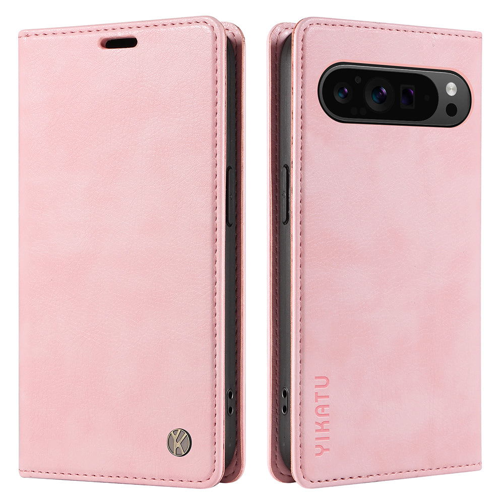 YIKATU YK-006 For Google Pixel 9 Pro Case Magnetic Closure Shockproof Flip Phone Cover