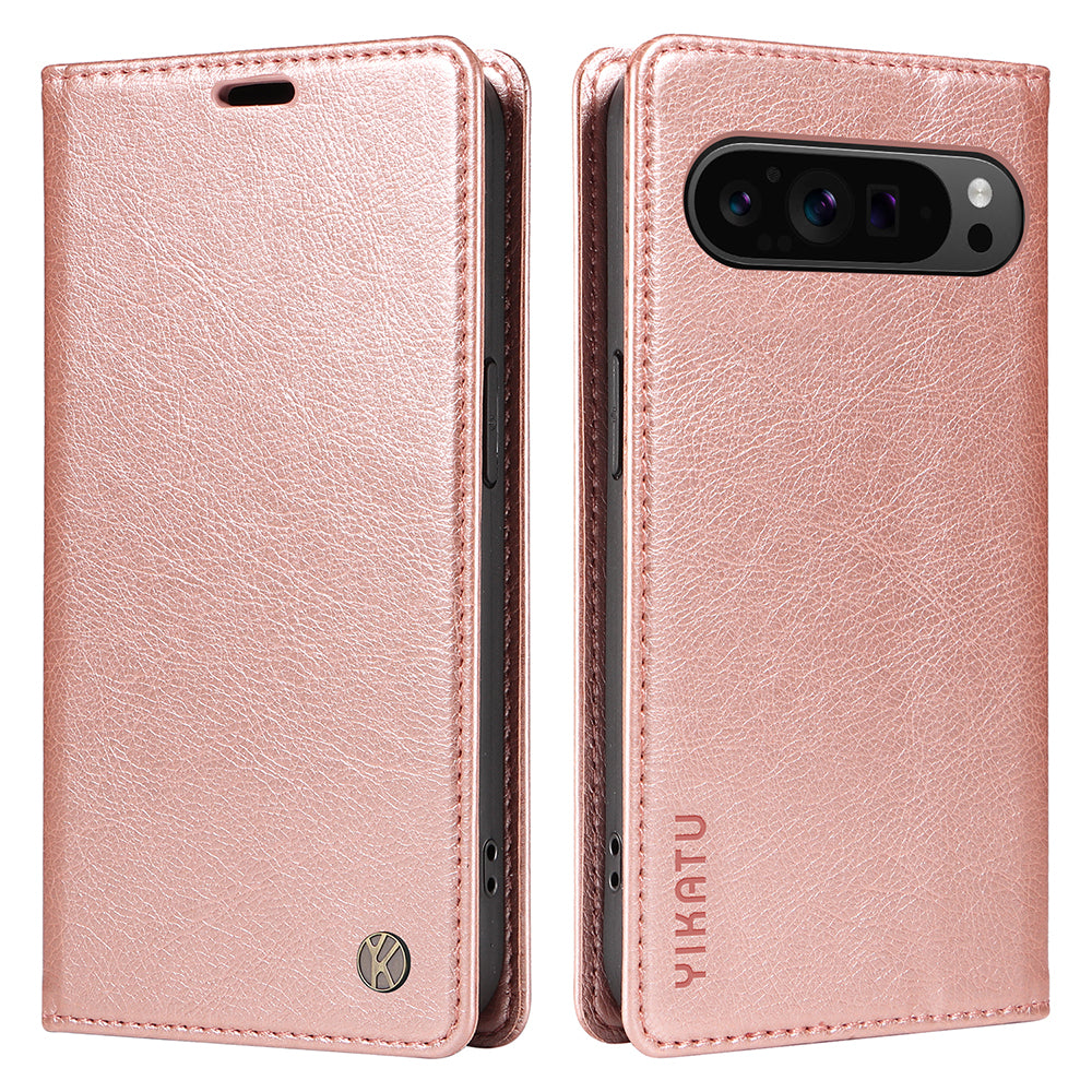 YIKATU YK-006 For Google Pixel 9 Pro Case Magnetic Closure Shockproof Flip Phone Cover