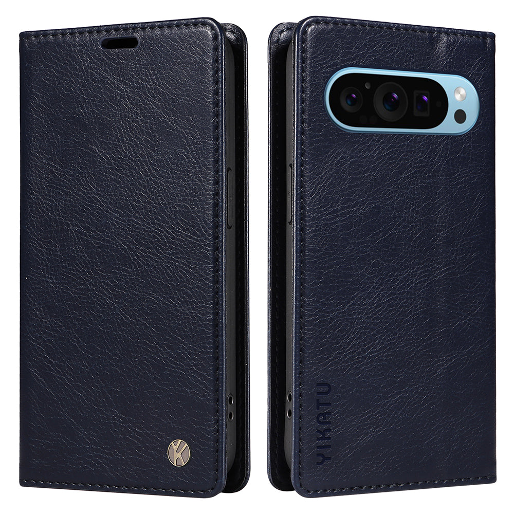 YIKATU YK-006 For Google Pixel 9 Case PU Leather Magnetic Closure Wallet Phone Cover