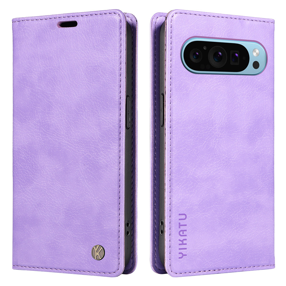 YIKATU YK-006 For Google Pixel 9 Case PU Leather Magnetic Closure Wallet Phone Cover