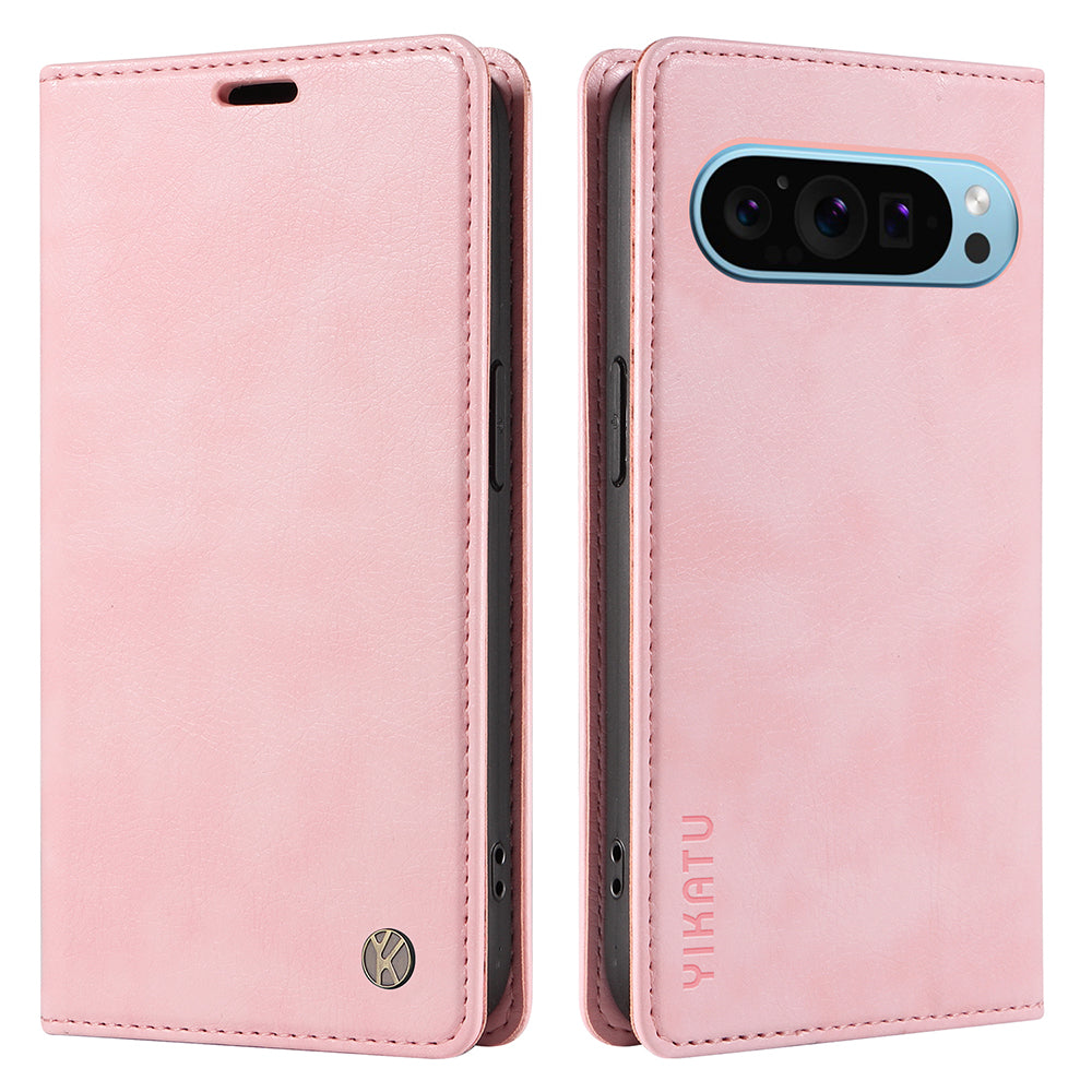 YIKATU YK-006 For Google Pixel 9 Case PU Leather Magnetic Closure Wallet Phone Cover