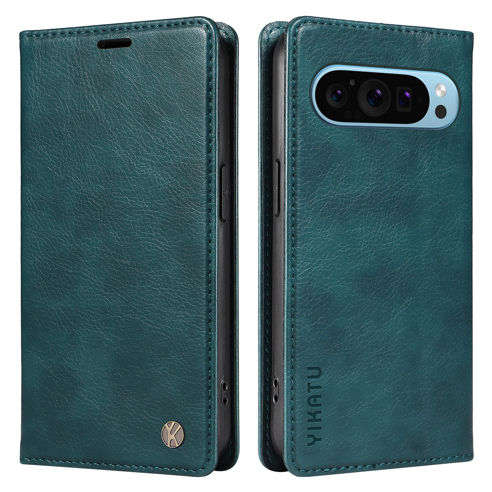 YIKATU YK-006 For Google Pixel 9 Case PU Leather Magnetic Closure Wallet Phone Cover