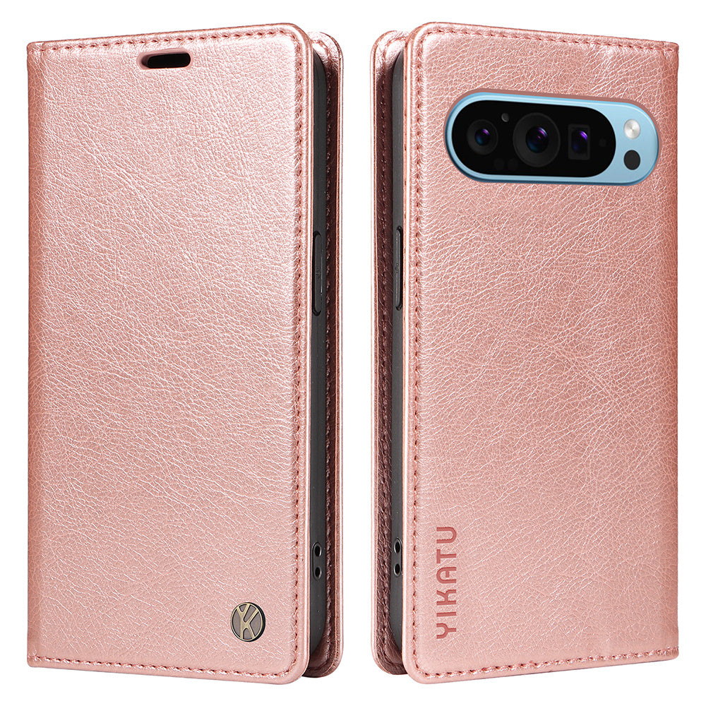 YIKATU YK-006 For Google Pixel 9 Case PU Leather Magnetic Closure Wallet Phone Cover