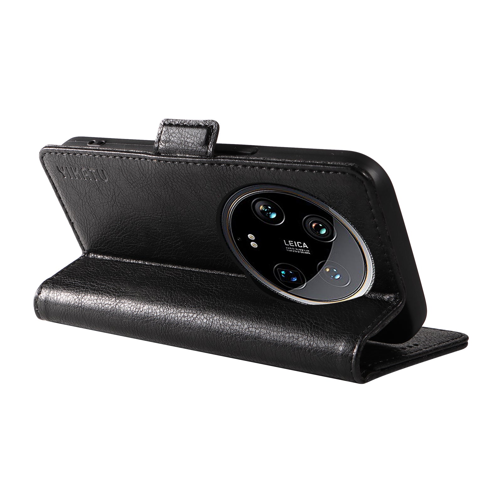 YIKATU YK-007 For Xiaomi 14 Ultra Case PU Leather Stand Folio Card Holder Phone Cover