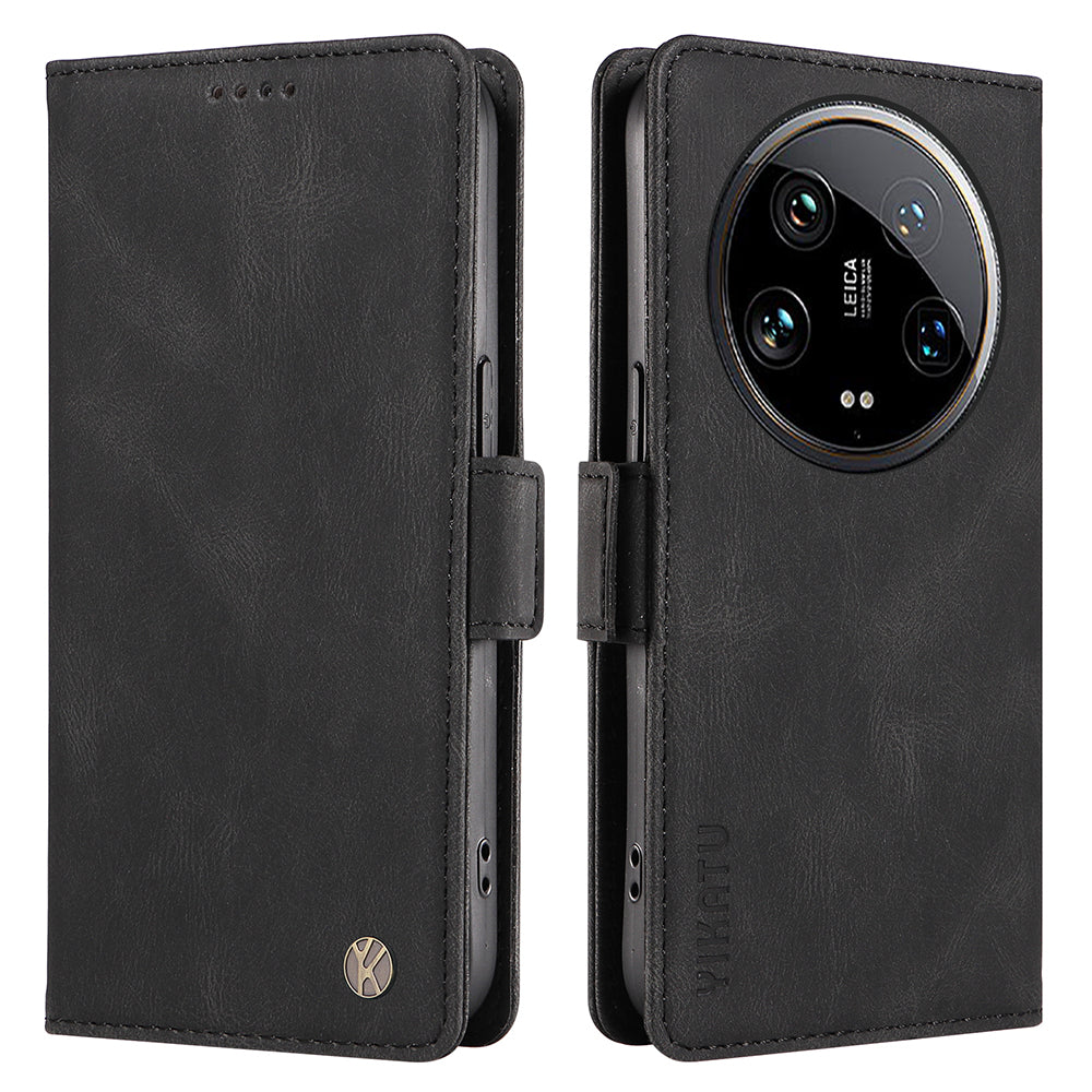 YIKATU YK-005 For Xiaomi 14 Ultra Case Wallet Leather Shockproof Phone Cover