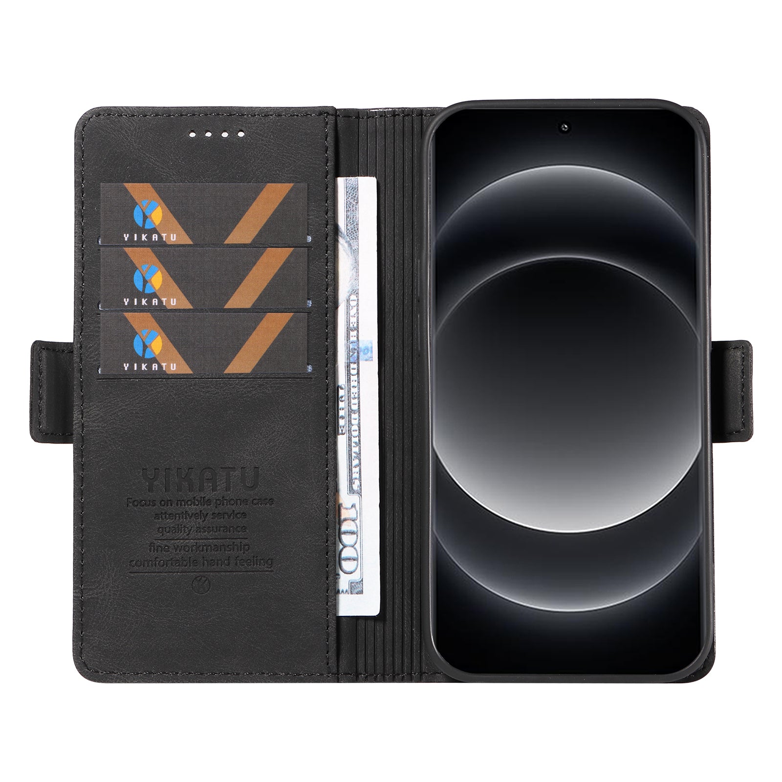 YIKATU YK-005 For Xiaomi 14 Ultra Case Wallet Leather Shockproof Phone Cover
