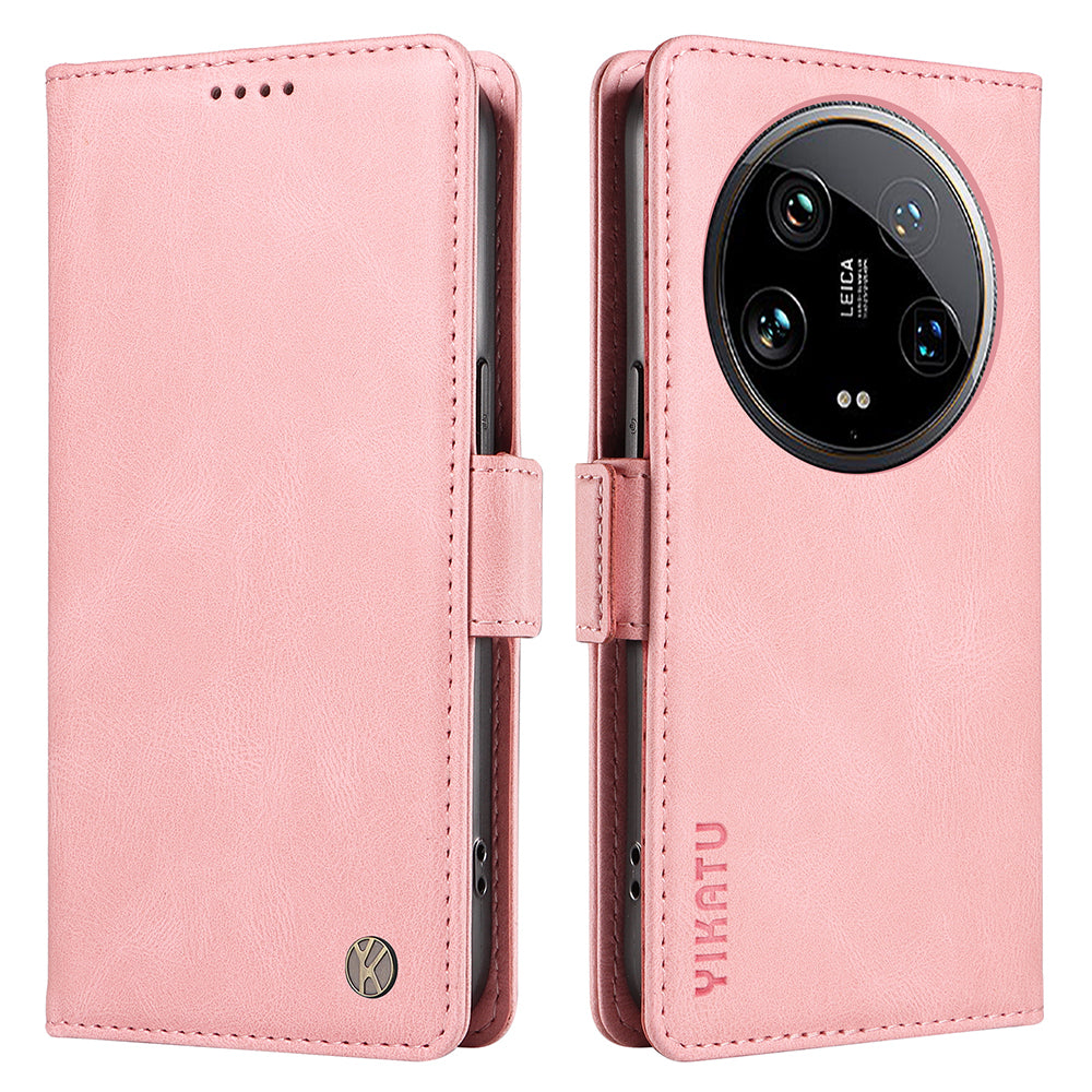YIKATU YK-005 For Xiaomi 14 Ultra Case Wallet Leather Shockproof Phone Cover