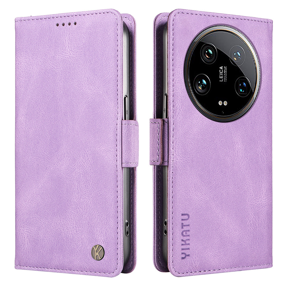 YIKATU YK-005 For Xiaomi 14 Ultra Case Wallet Leather Shockproof Phone Cover