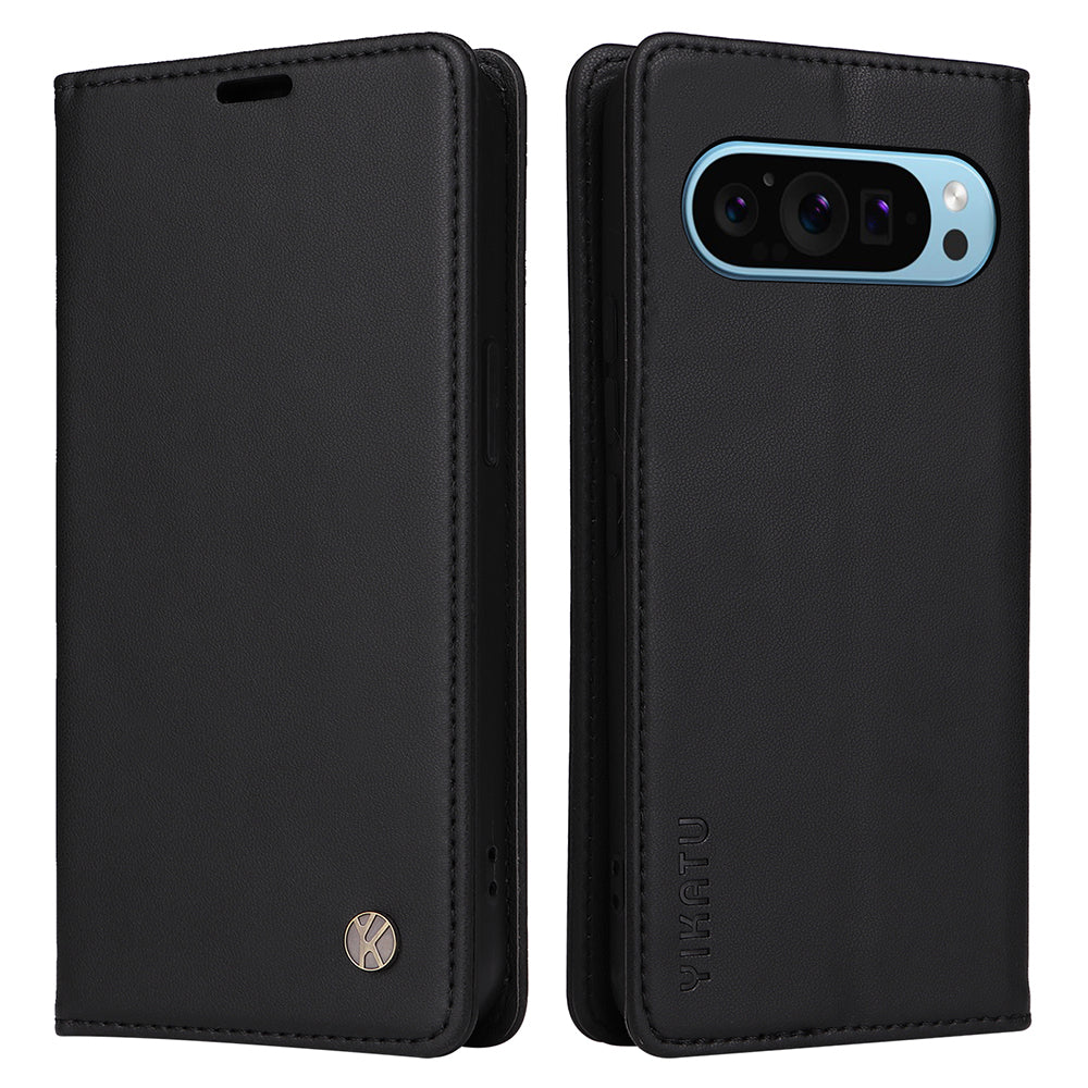 YIKATU YK-001 For Google Pixel 9 Case Magnetic Closure PU Leather Phone Cover