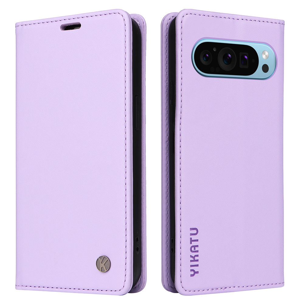 YIKATU YK-001 For Google Pixel 9 Case Magnetic Closure PU Leather Phone Cover