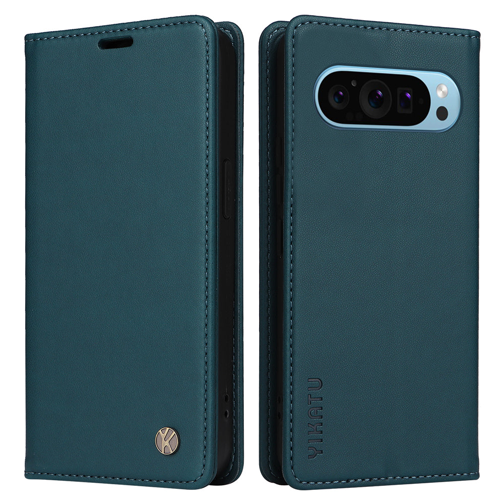YIKATU YK-001 For Google Pixel 9 Case Magnetic Closure PU Leather Phone Cover