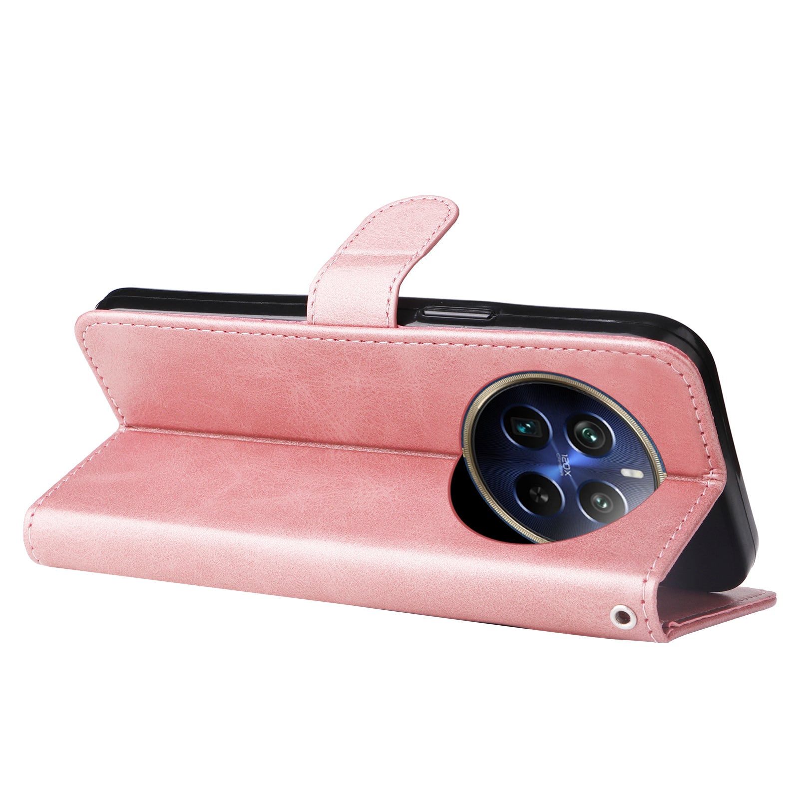 For Realme 12 Pro 5G / 12 Pro+ 5G Phone Case Zipper Pocket Flip Shockproof Leather Cover