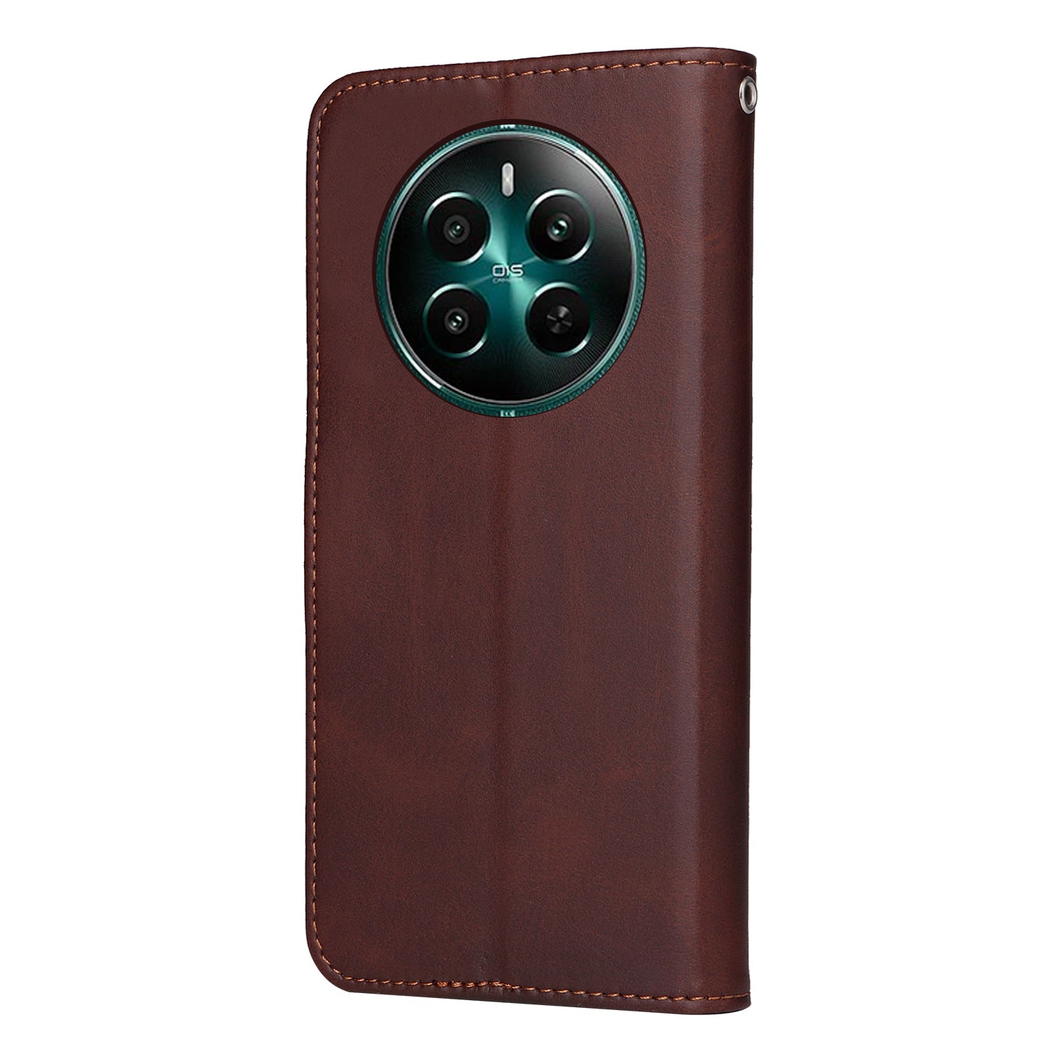 For Realme 12+ 5G Case Viewing Stand 3 Card Holder PU Leather Phone Cover