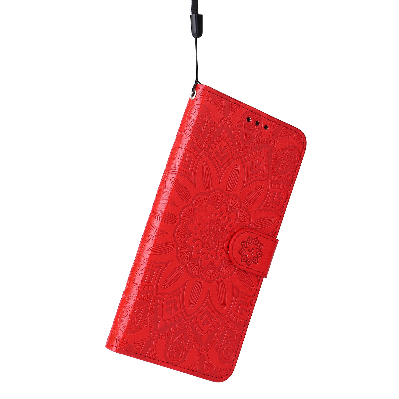 For Google Pixel 9 Case Leather Sunflower Card Holder Stand Phone Cover