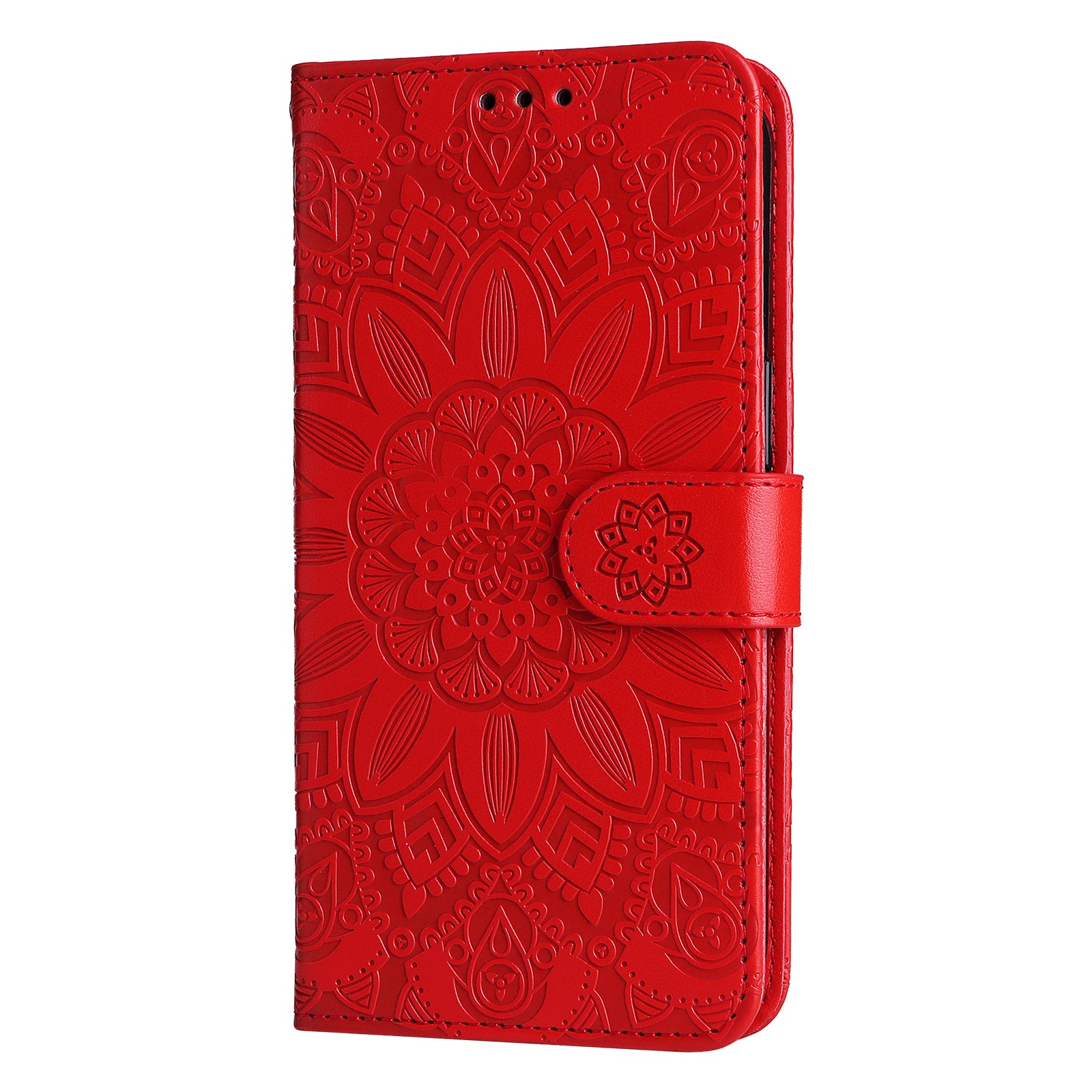 For Google Pixel 9 Case Leather Sunflower Card Holder Stand Phone Cover
