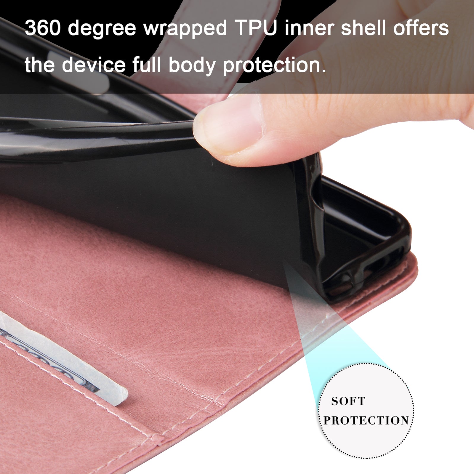 For Google Pixel 9 Pro Cell Phone Cases Zipper Pocket Leather Shockproof Cover