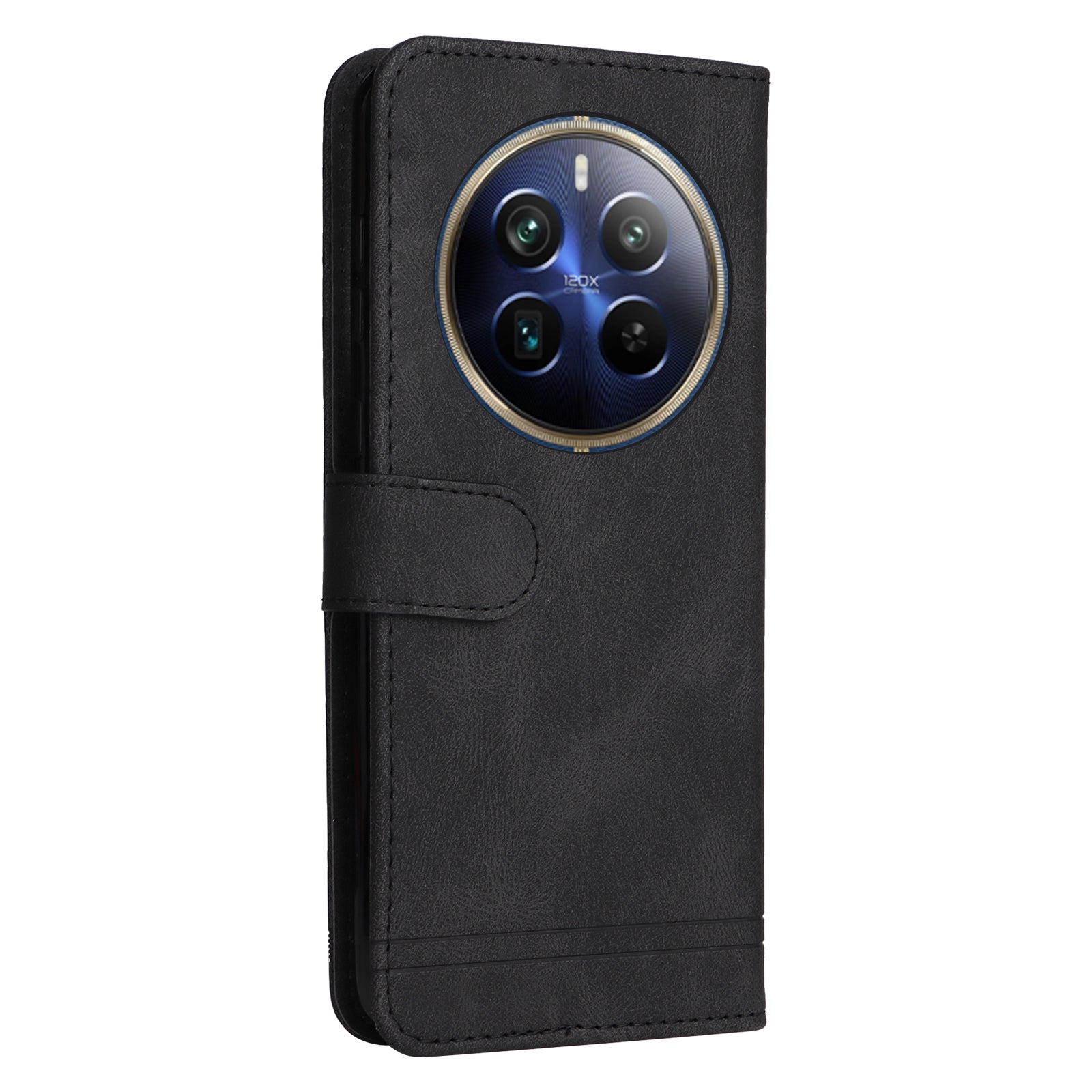 For Realme 12 Pro 5G / 12 Pro+ 5G Leather Case Skin-touch Texture Wallet Phone Cover