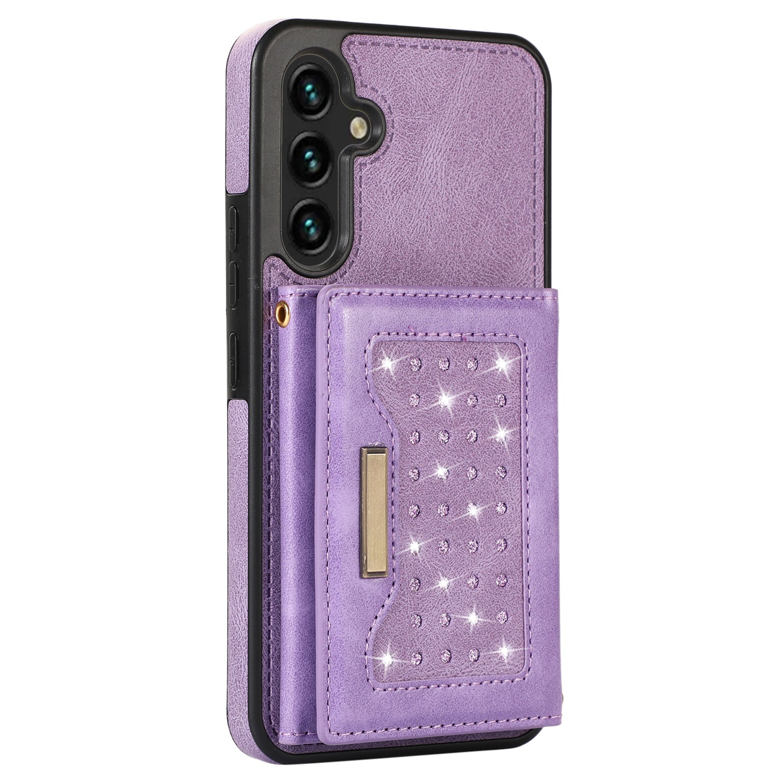 For Samsung Galaxy A14 5G / 4G Case RFID Blocking Wallet Leather Coated TPU Phone Cover