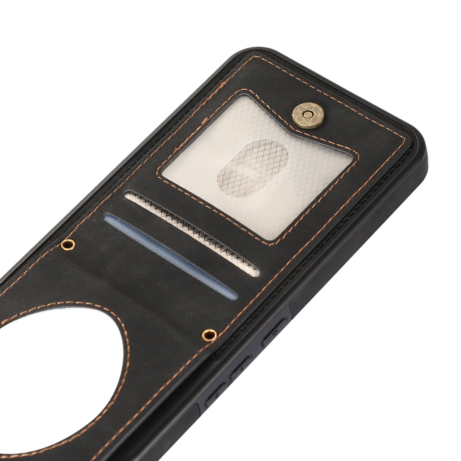 For Samsung Galaxy S23 FE Case Phone Cover RFID Blocking Leather+TPU Cover with Lanyard