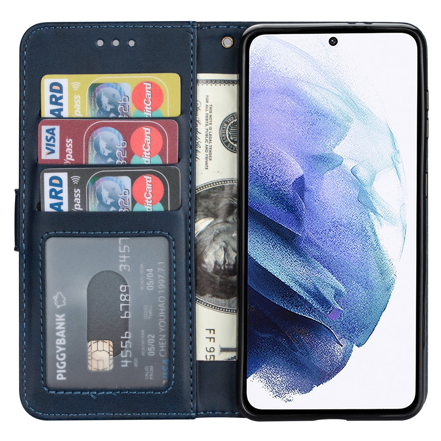 For Samsung Galaxy A25 5G (Global) (161.0 x 76.5 x 8.3mm) Leather Case Zipper Wallet Phone Cover