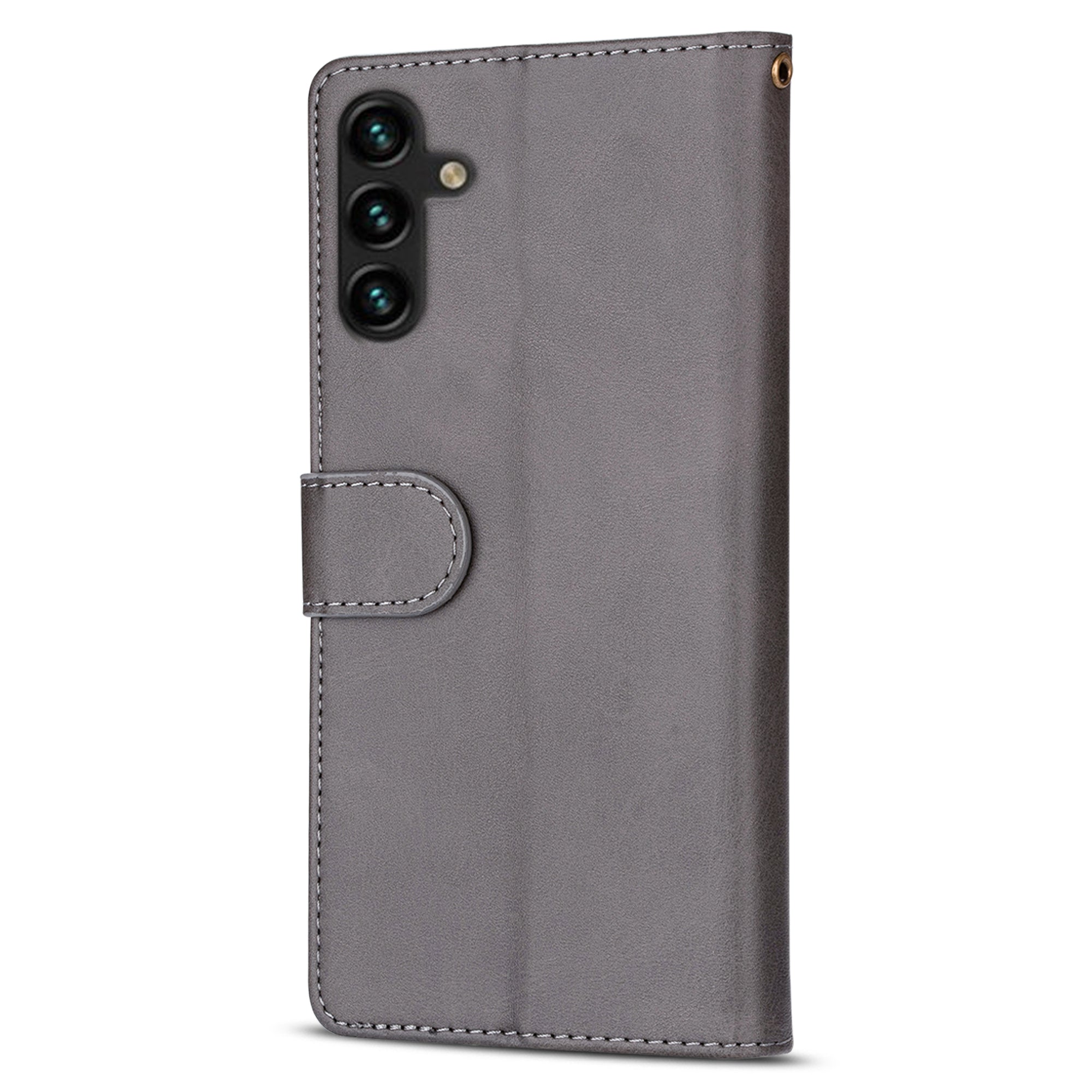 For Samsung Galaxy A35 5G Case with Strap Zipper Wallet PU Leather Stand Phone Cover