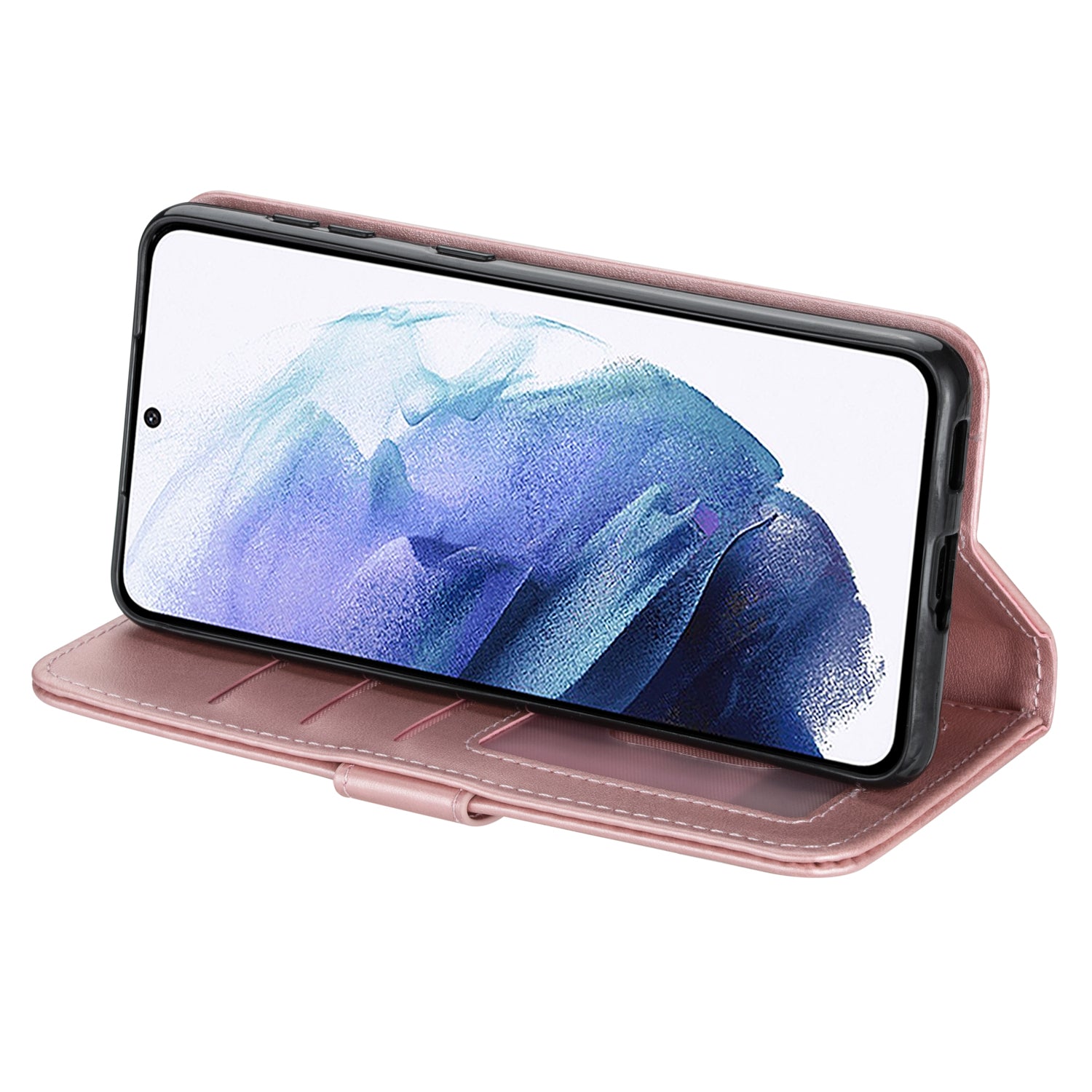 For Samsung Galaxy A05s 4G Leather Case Zipper Pocket Phone Cover with Wallet Stand