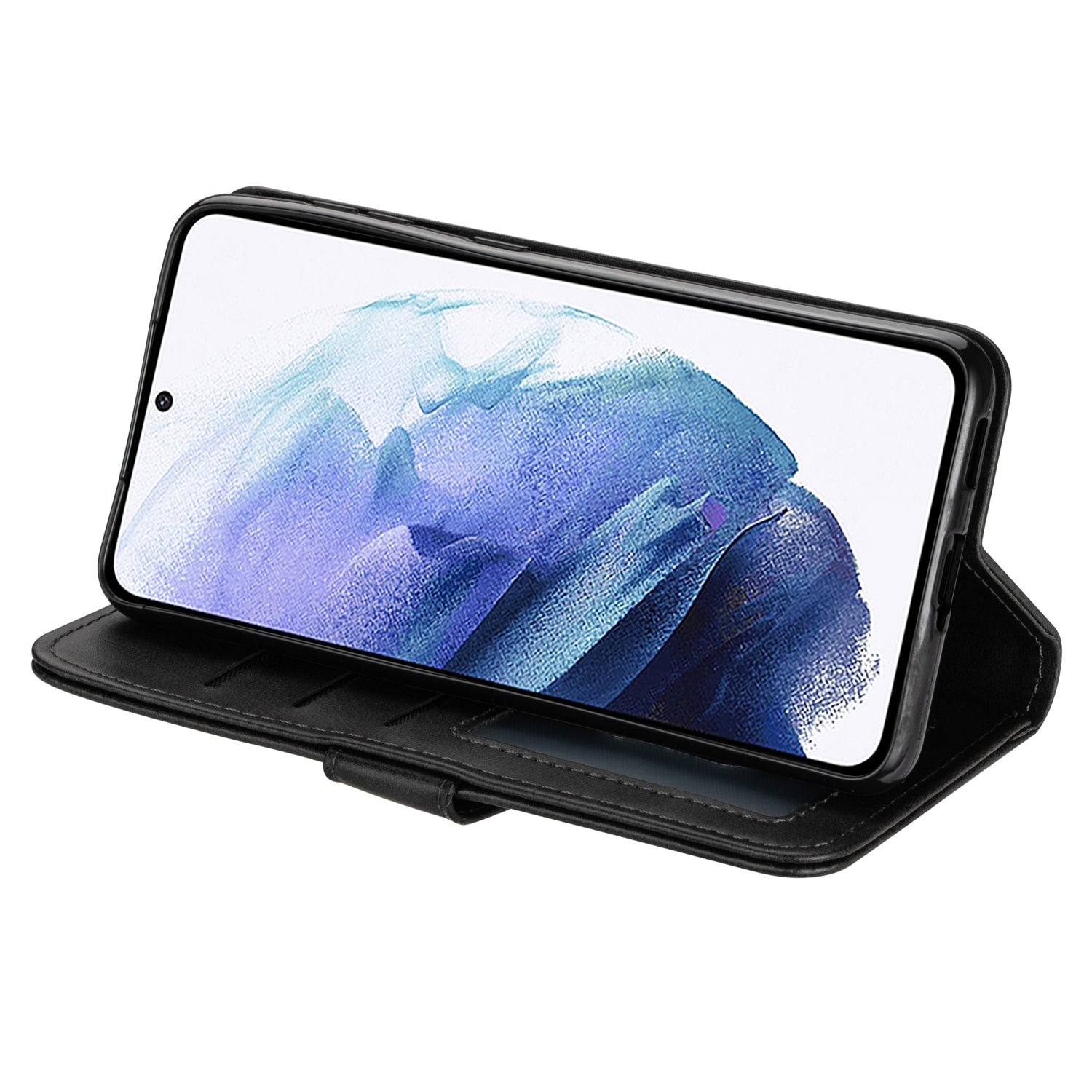 For Samsung Galaxy A24 4G (162.1 x 77.6 x 8.3mm) Case PU Leather Zipper Wallet Phone Cover