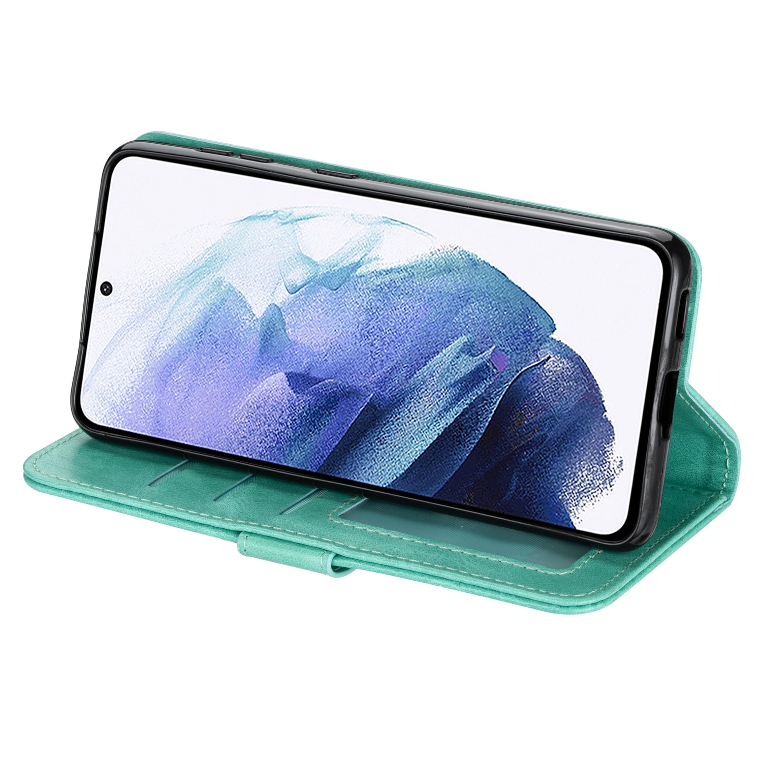For Samsung Galaxy A55 5G Case Wallet PU Leather Phone Cover with Zipper Pocket