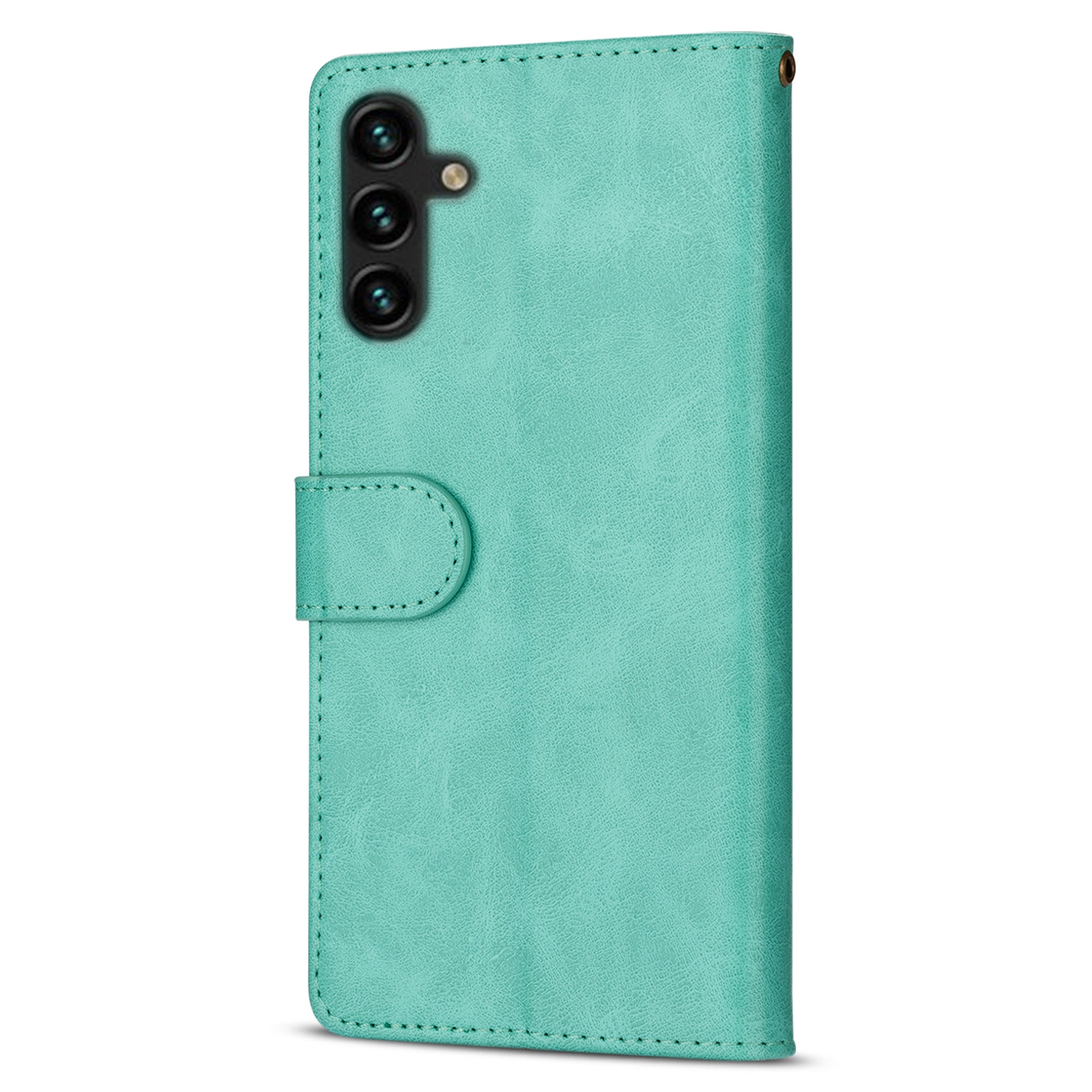 For Samsung Galaxy A55 5G Case Wallet PU Leather Phone Cover with Zipper Pocket