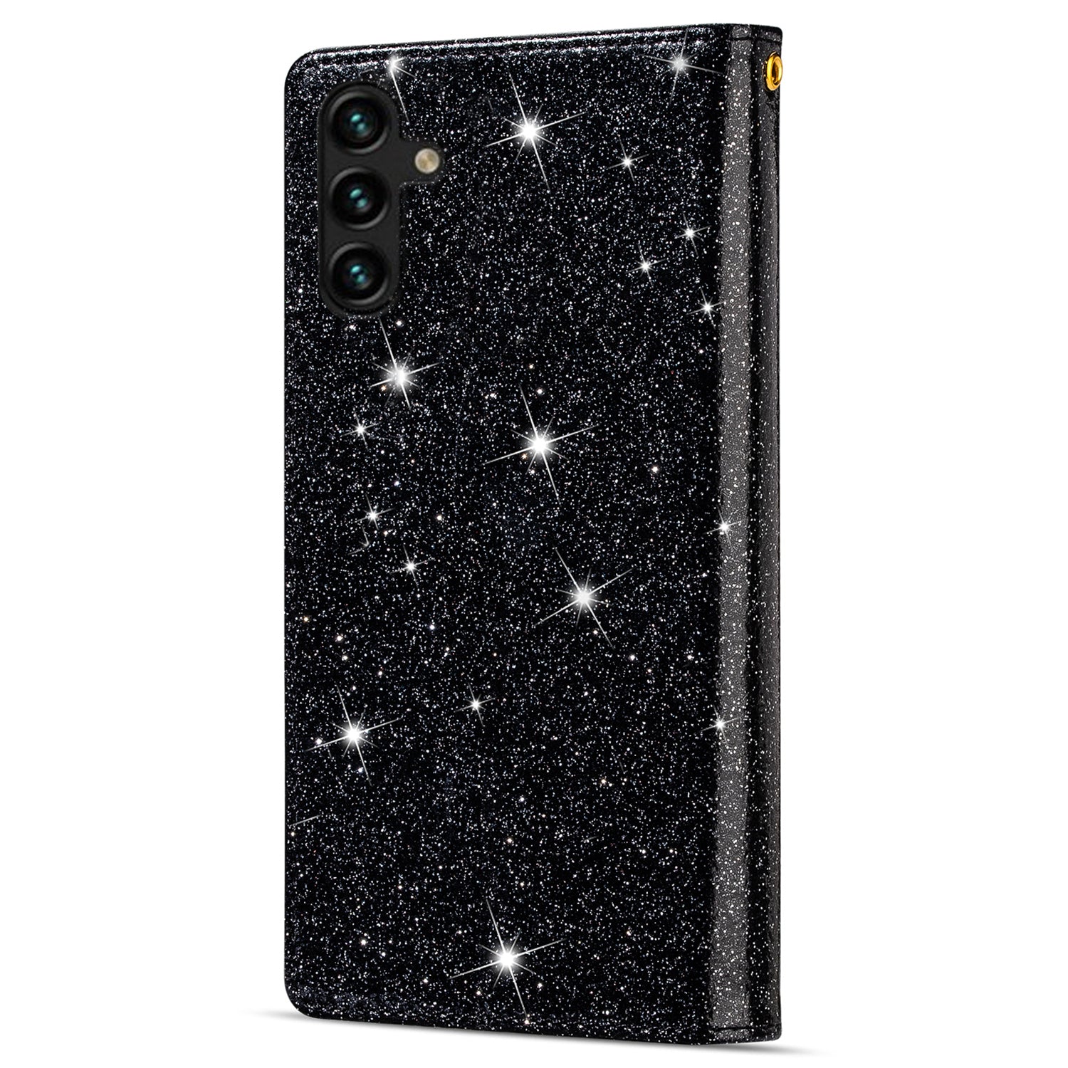 For Samsung Galaxy A05s 4G Leather Case Glittery Phone Cover with Zipper Wallet
