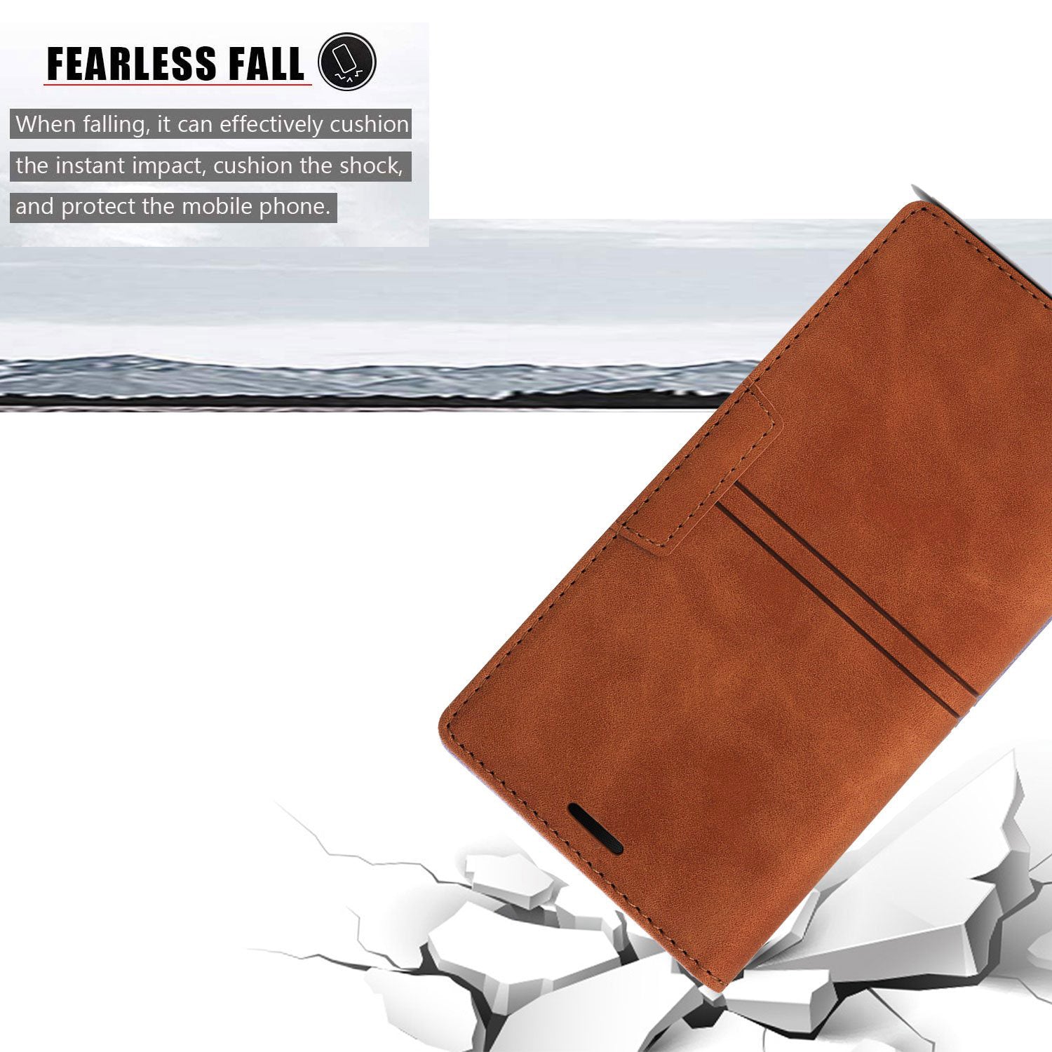 For Samsung Galaxy A25 5G (Global) (161.0 x 76.5 x 8.3mm) Case Leather Wallet Cover Magnetic Closing