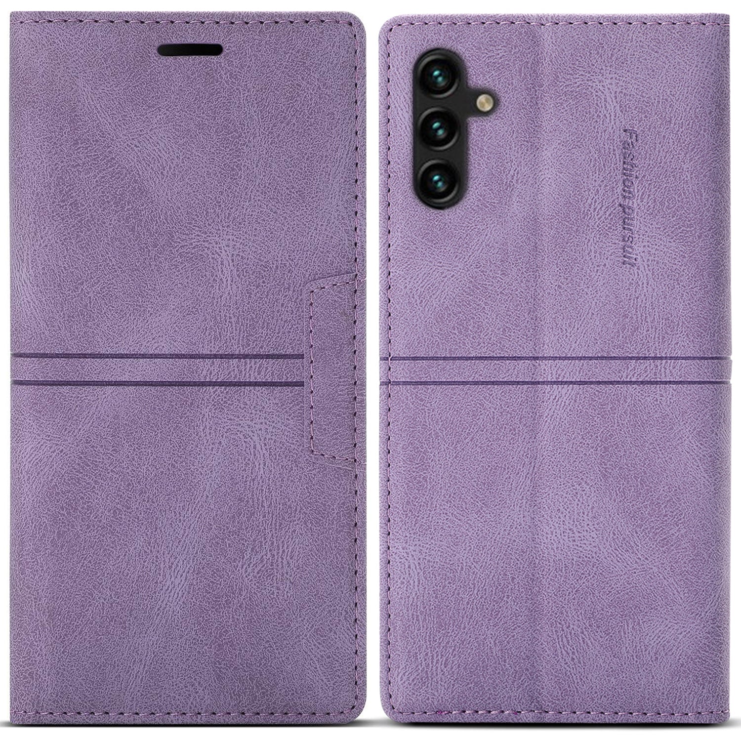 For Samsung Galaxy A25 5G (Global) (161.0 x 76.5 x 8.3mm) Case Leather Wallet Cover Magnetic Closing