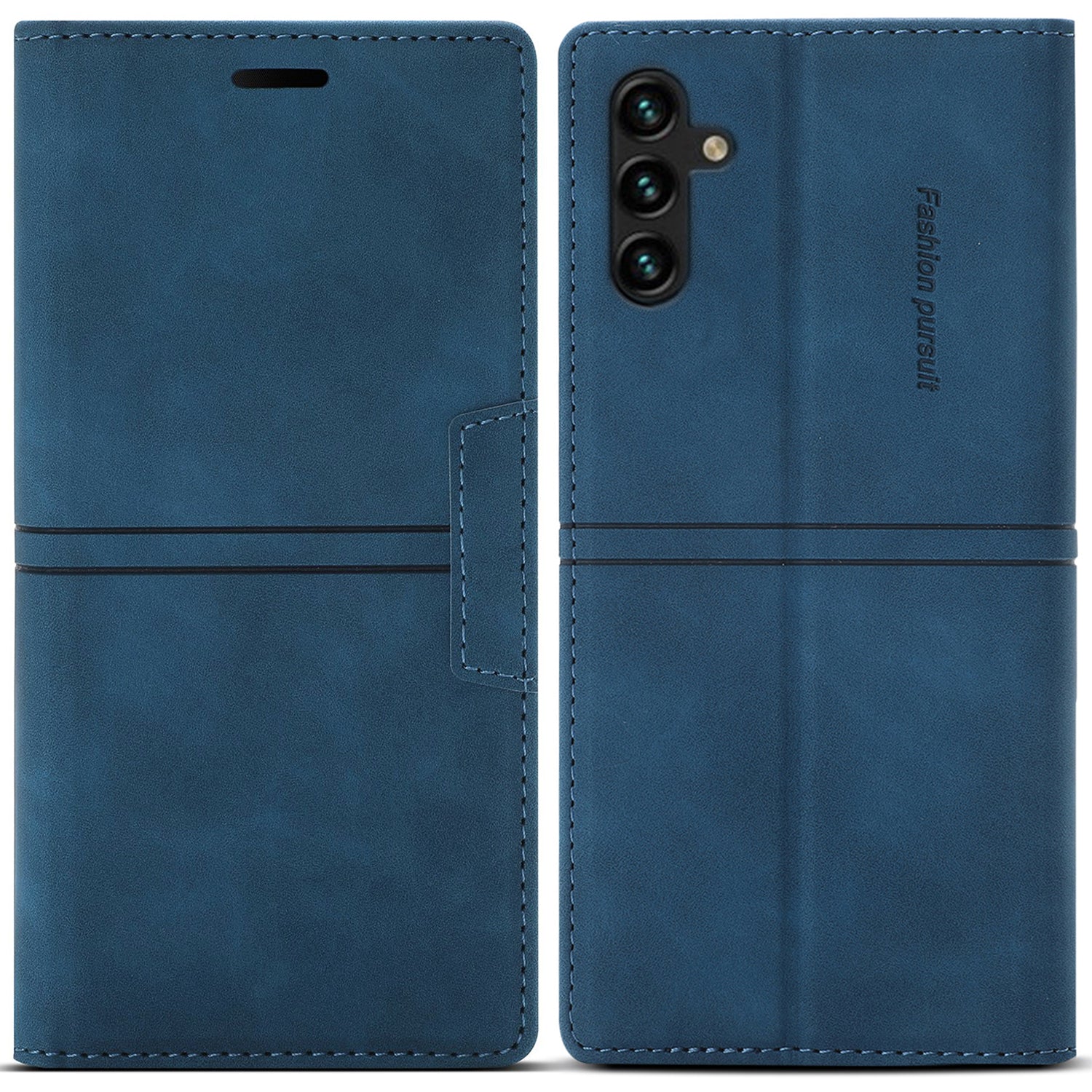 For Samsung Galaxy A25 5G (Global) (161.0 x 76.5 x 8.3mm) Case Leather Wallet Cover Magnetic Closing