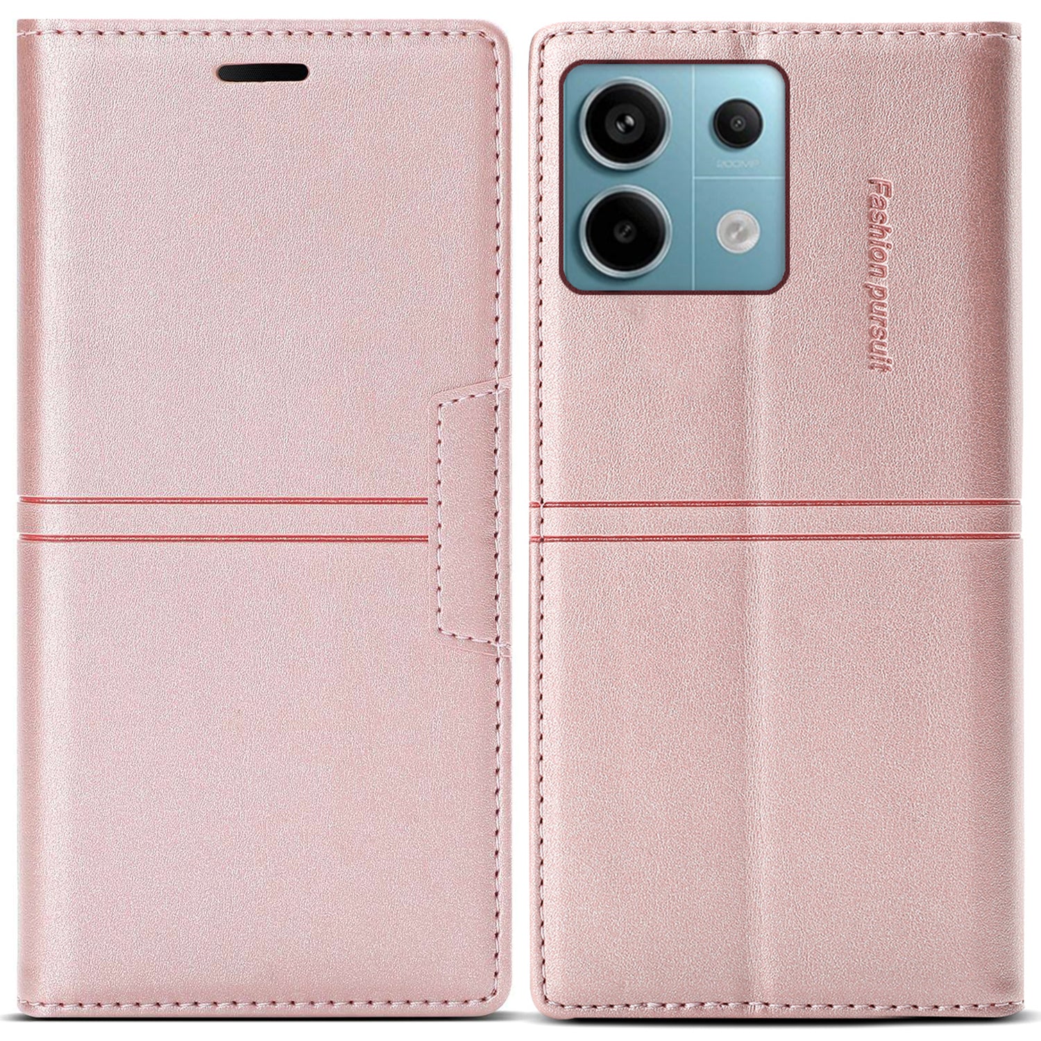 For Xiaomi Redmi Note 13 Pro 5G / Poco X6 5G Case PU Leather Wallet Flip Phone Cover