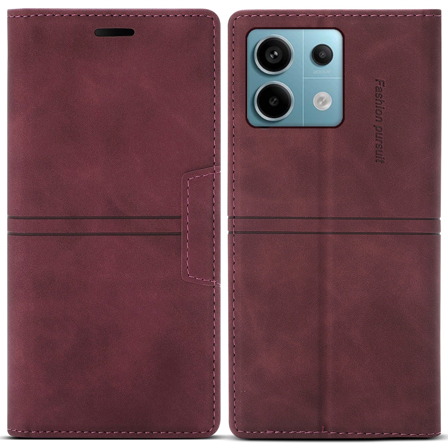 For Xiaomi Redmi Note 13 Pro 5G / Poco X6 5G Case PU Leather Wallet Flip Phone Cover